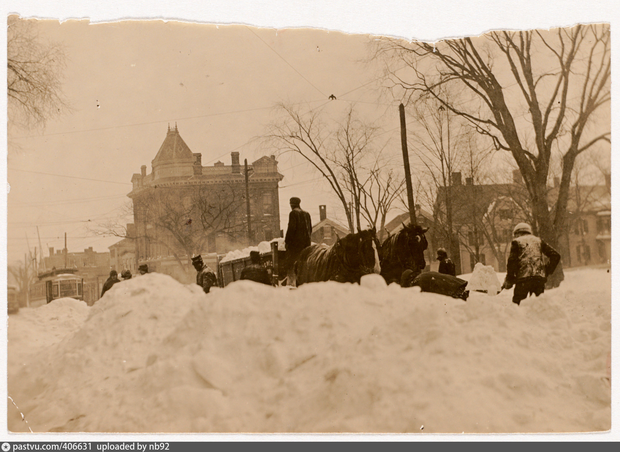 Arlington Center In Winter