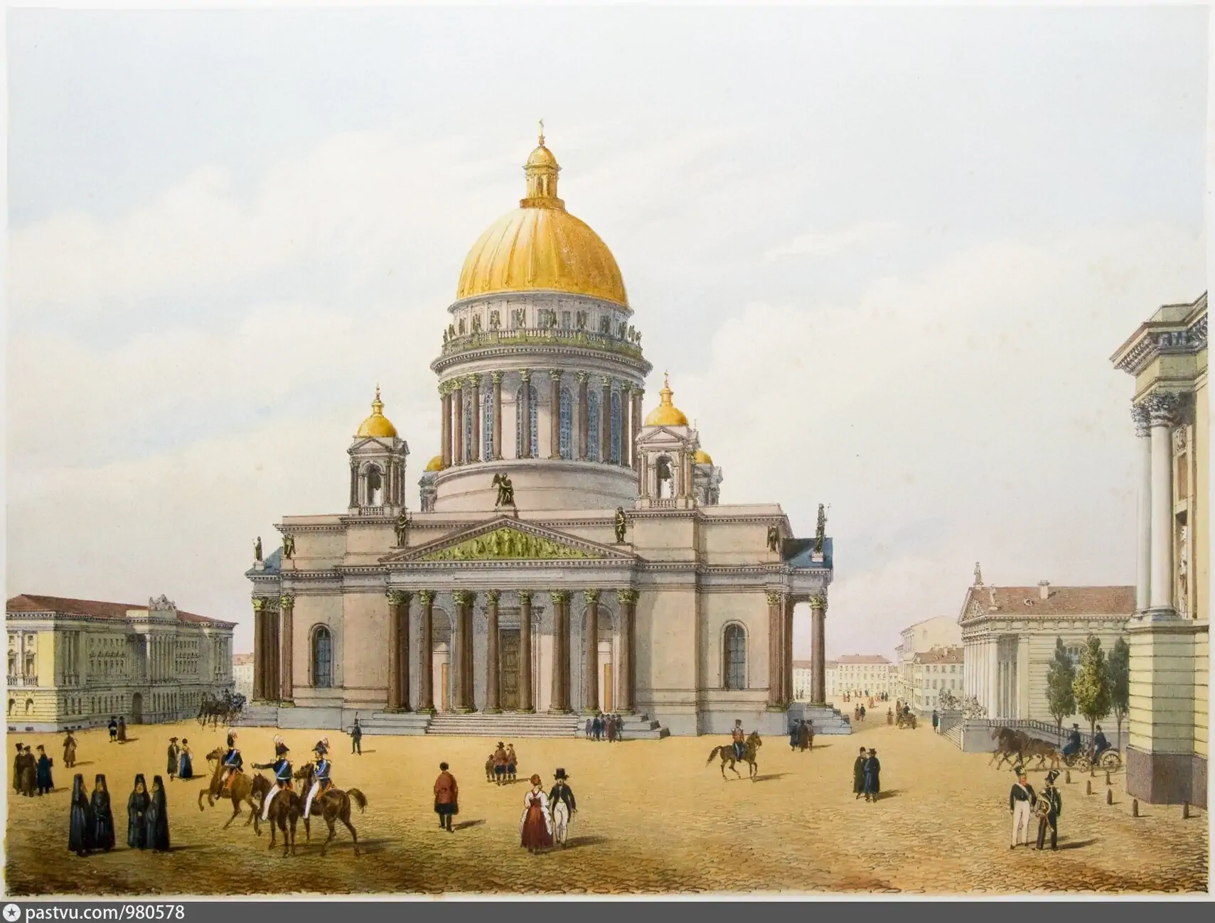 Исаакиевский собор Монферран 19 век