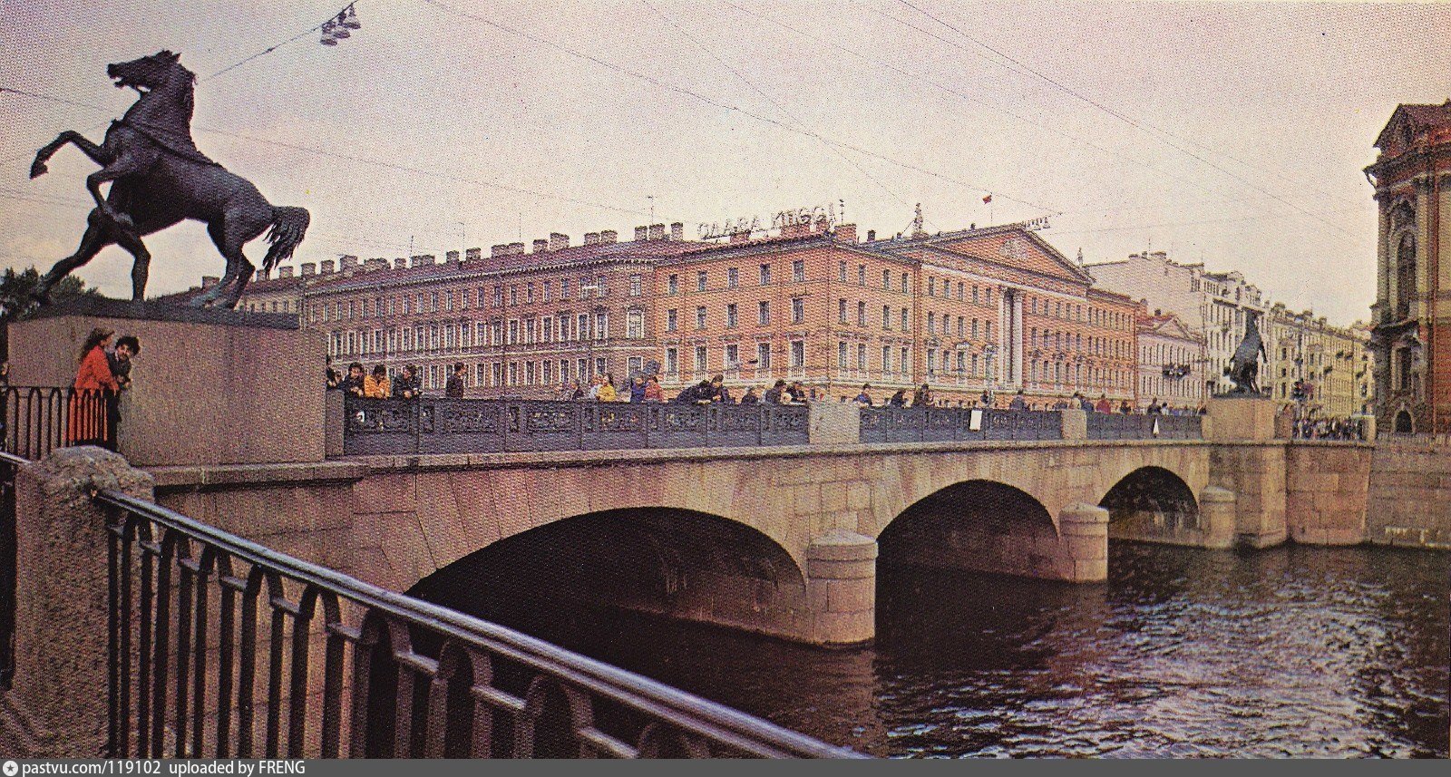петербург аничков мост фото