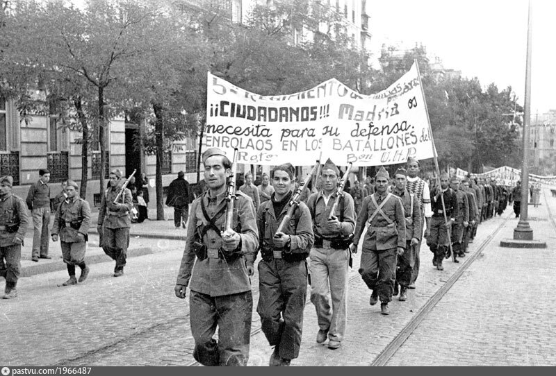 Что было в мадриде в 1936 году. Гражданская война в Испании 1936-1939. Гражданская война в Мадриде в 1936. Испания Мадрид Гражданская война. Народный фронт в Испании 1936-1939.