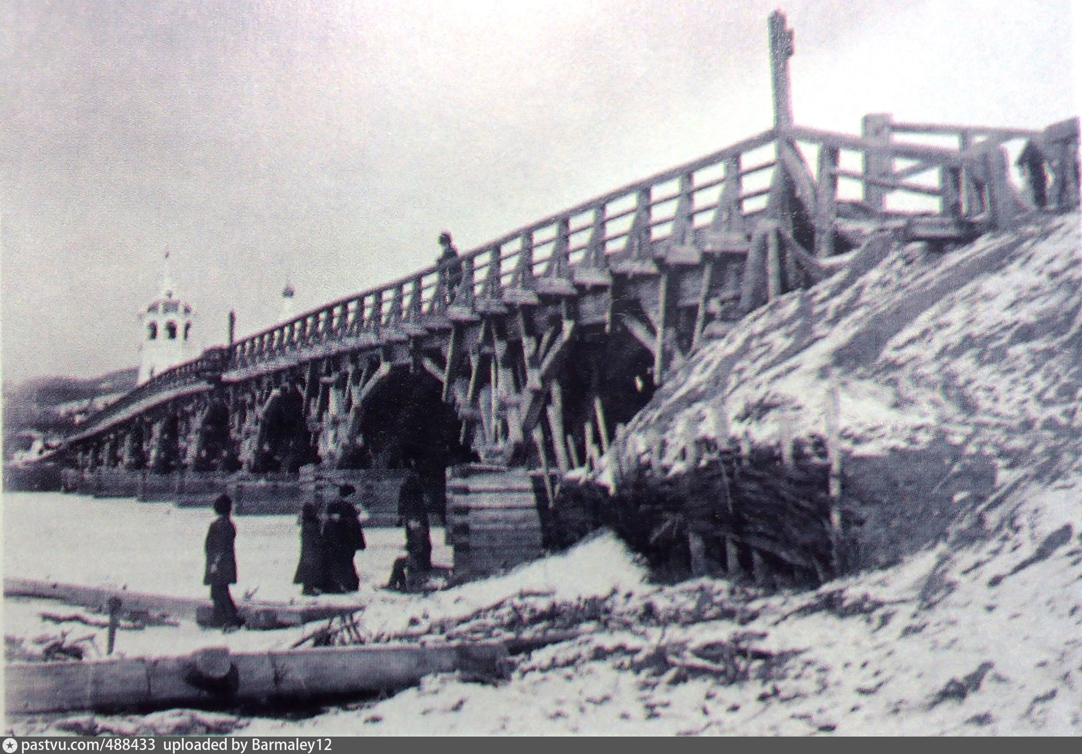 Деревянный мост Нижнеудинск уда