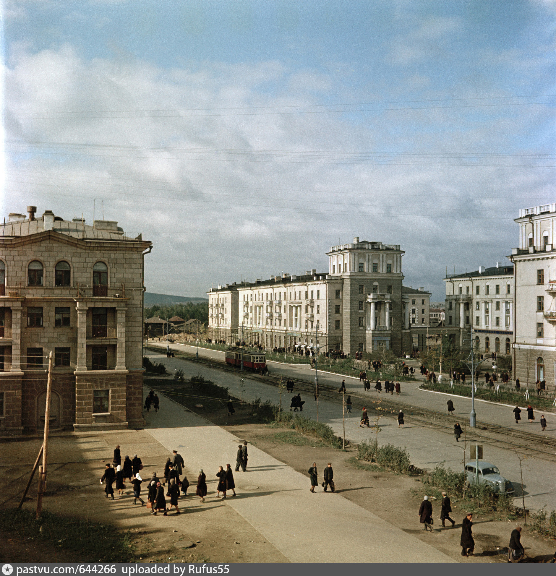 Города раньше. Нижний Тагил 1950-е. Проспект Ленина Нижний Тагил. Нижний Тагил 1950 год. Нижний Тагил СССР.