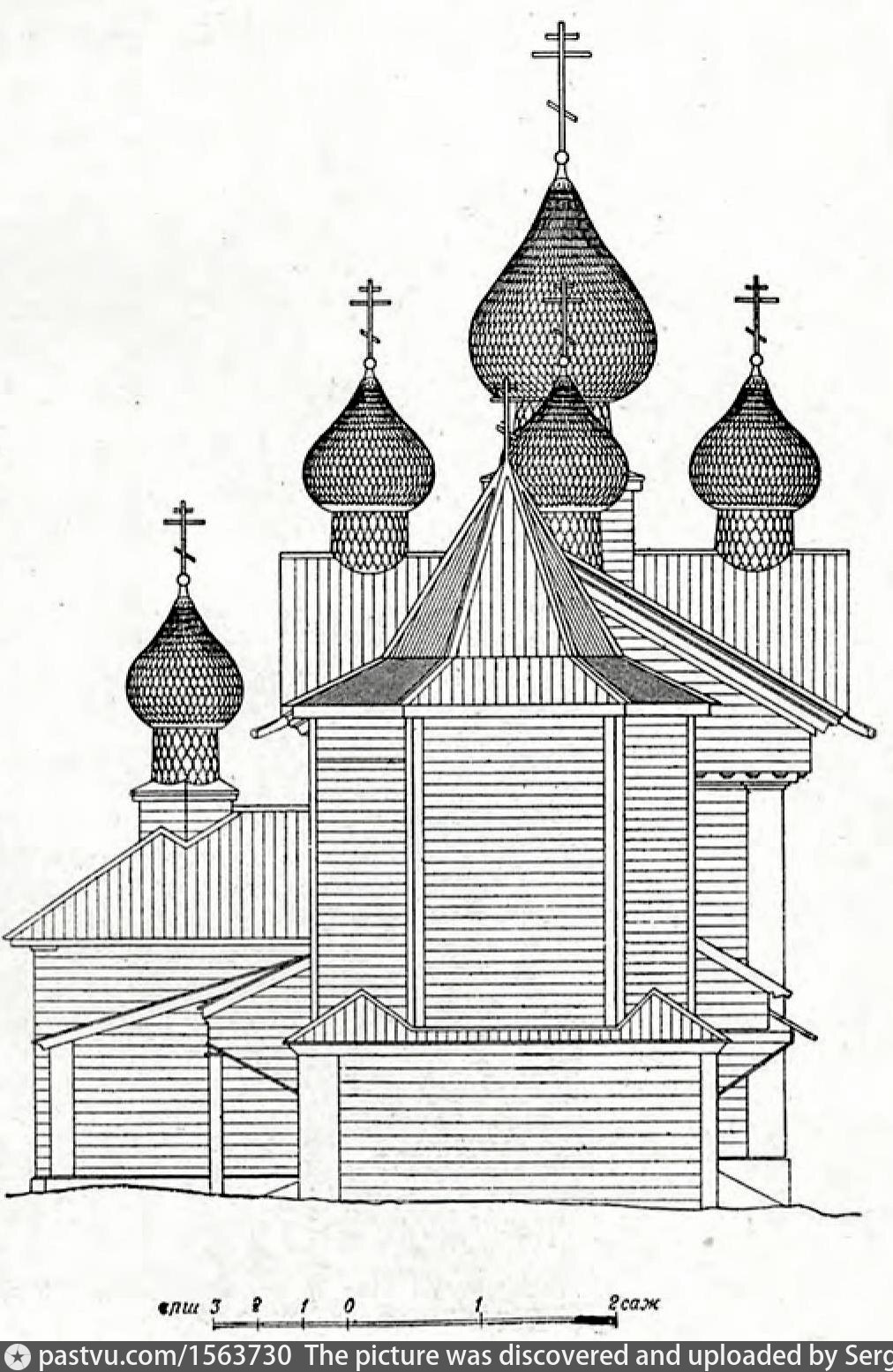 Церковь Троицы Живоначальной чертежи