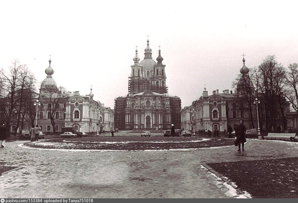 Смольный собор старые фотографии