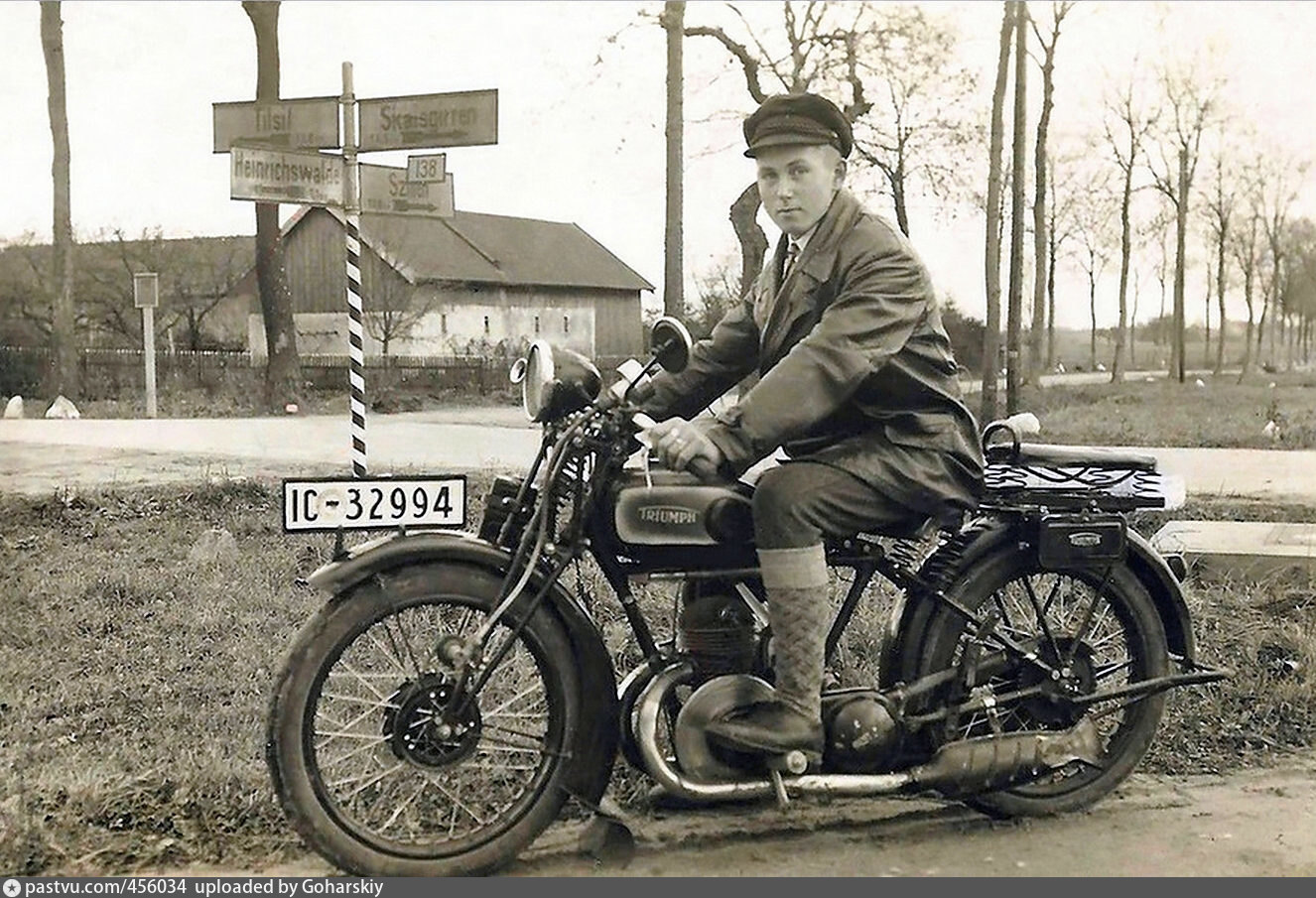 Триумф мотоцикл 1930х
