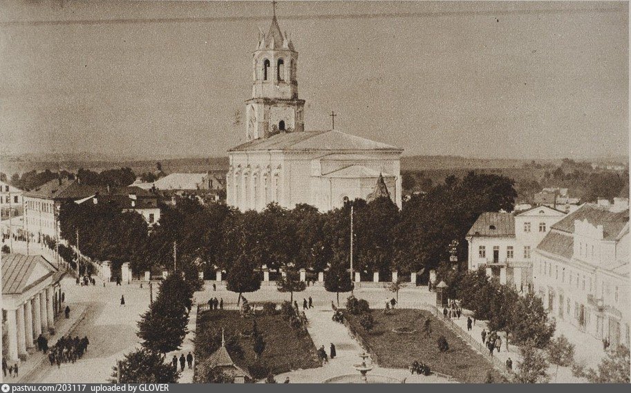 Разрушенный собор в Гродно