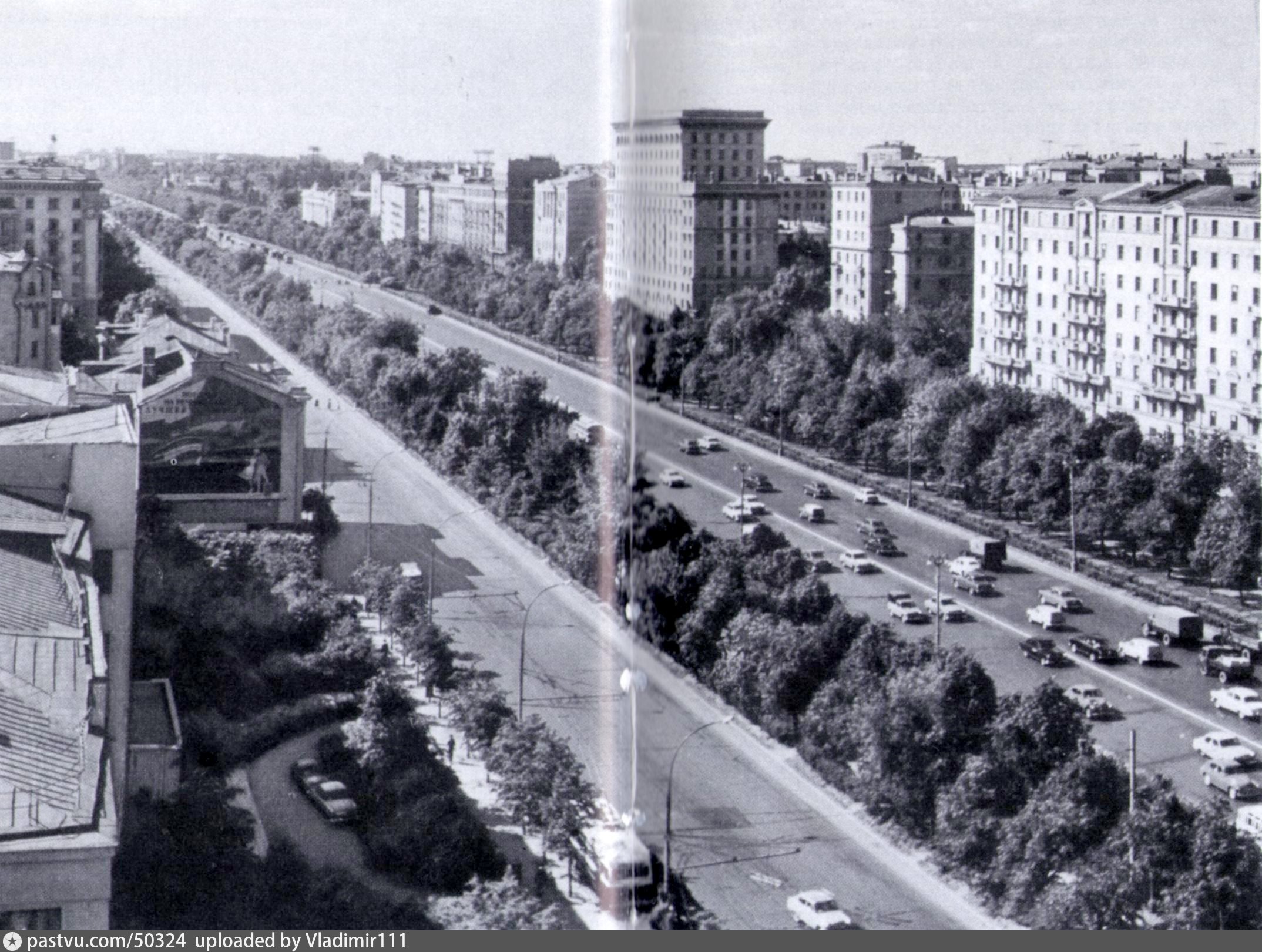 Ленинградский проспект 1990 год