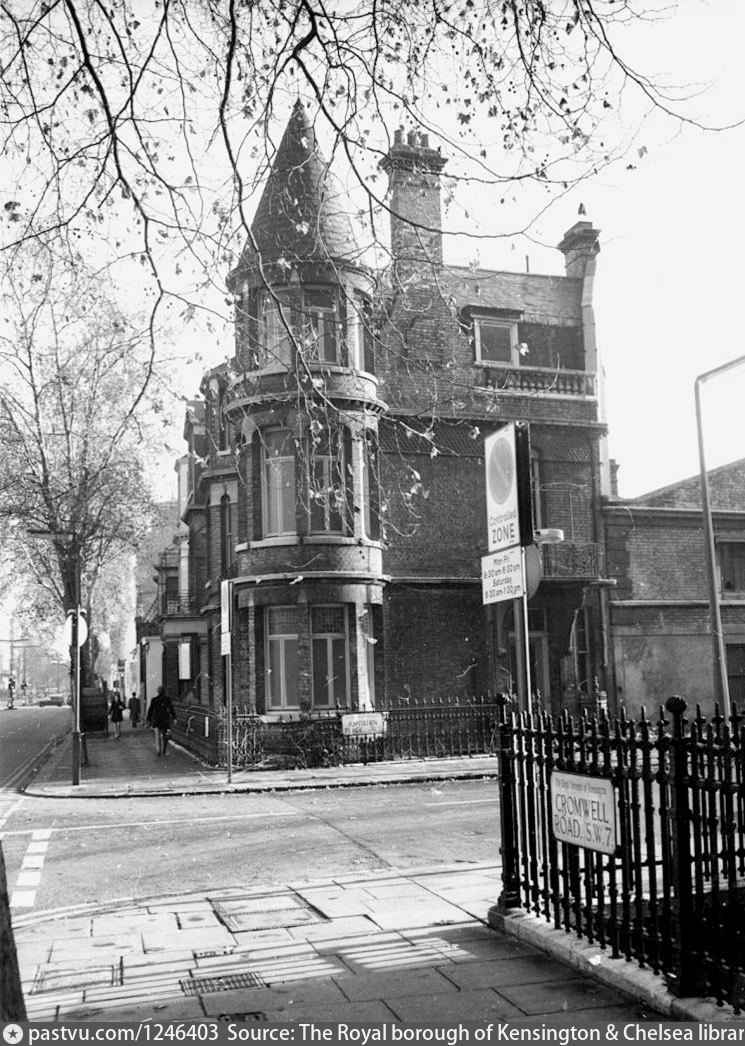 93 Cromwell Road. Corner of Ashburn Place