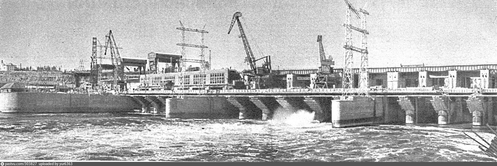 Камская ГЭС 1954