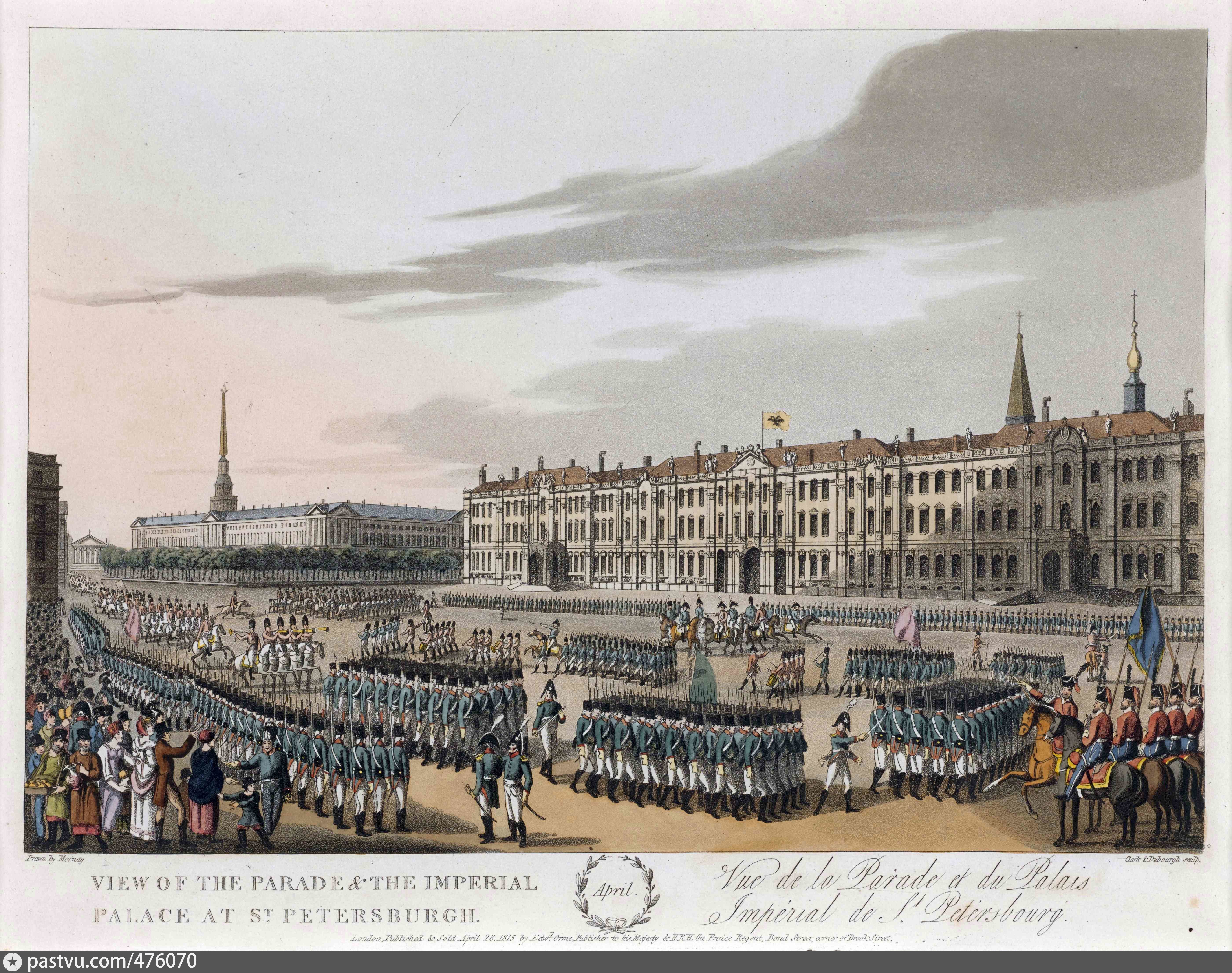Зимний дворец Санкт-Петербург в 1812
