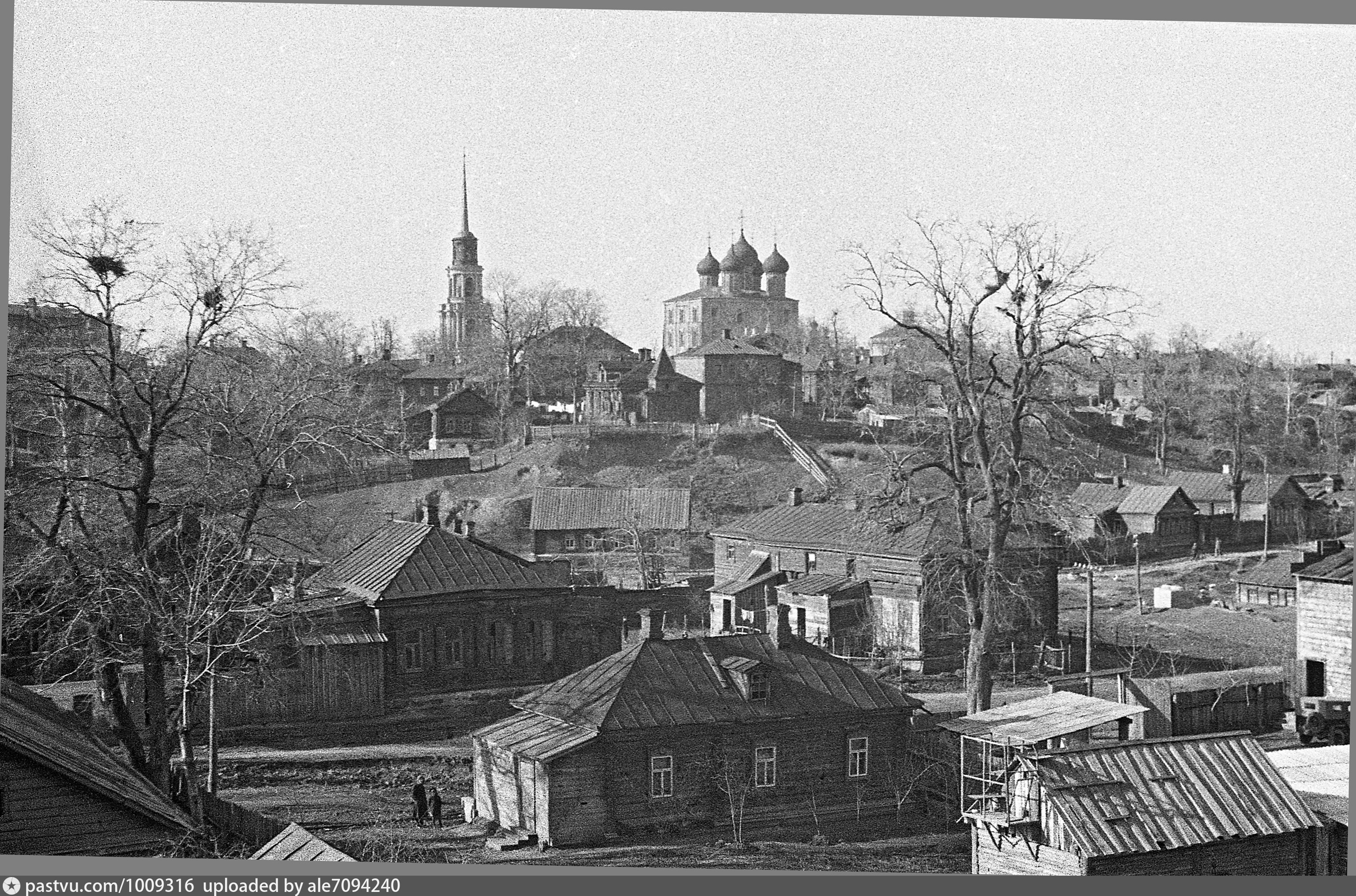 Старые фото рязани. Рязань 1950 годы. Рязань в 50 годы. Старейшие города России. Рязань фото 1950 год.