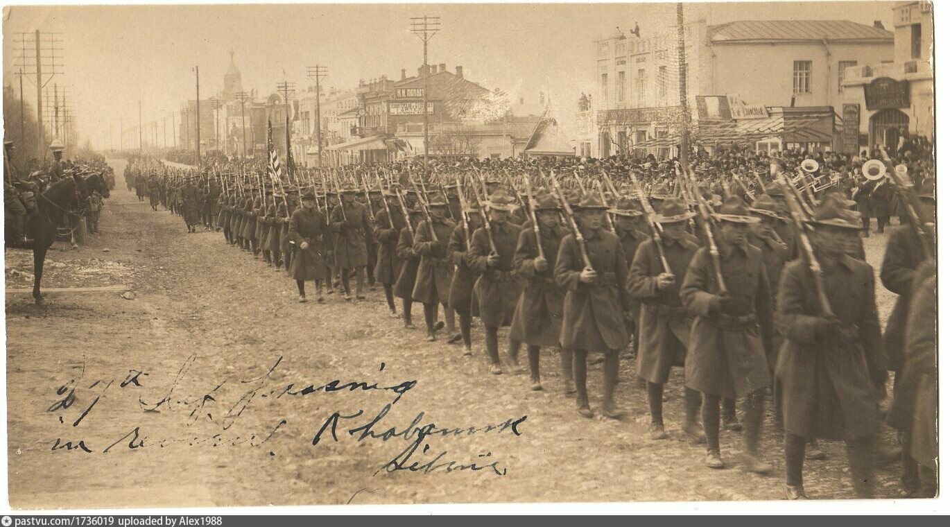 Октябрь 1917 октябрь 1922. Японские интервенты в гражданскую войну. Владивосток парад интервентов 1918.