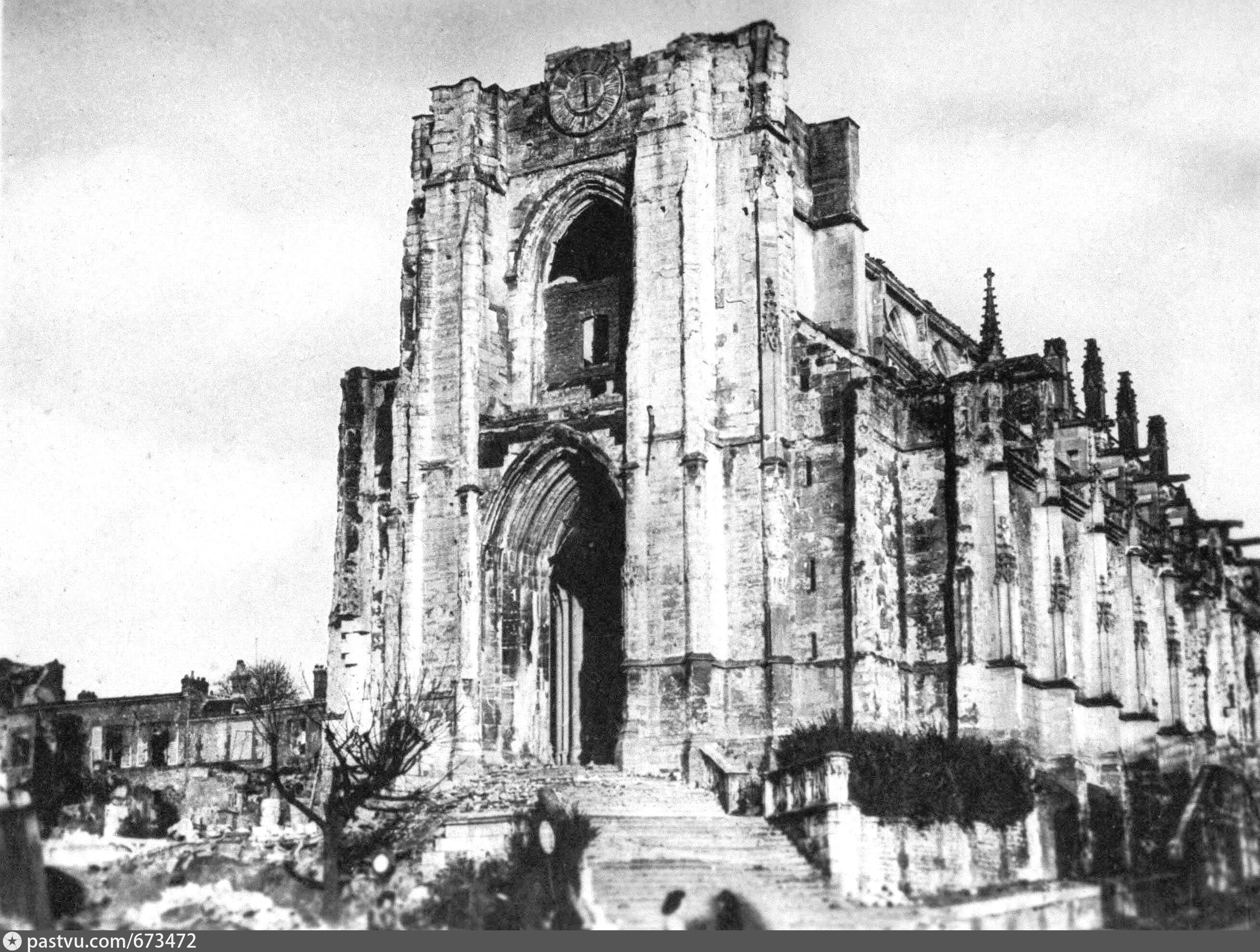 Église SaintJacques de Lisieux après les bombardements