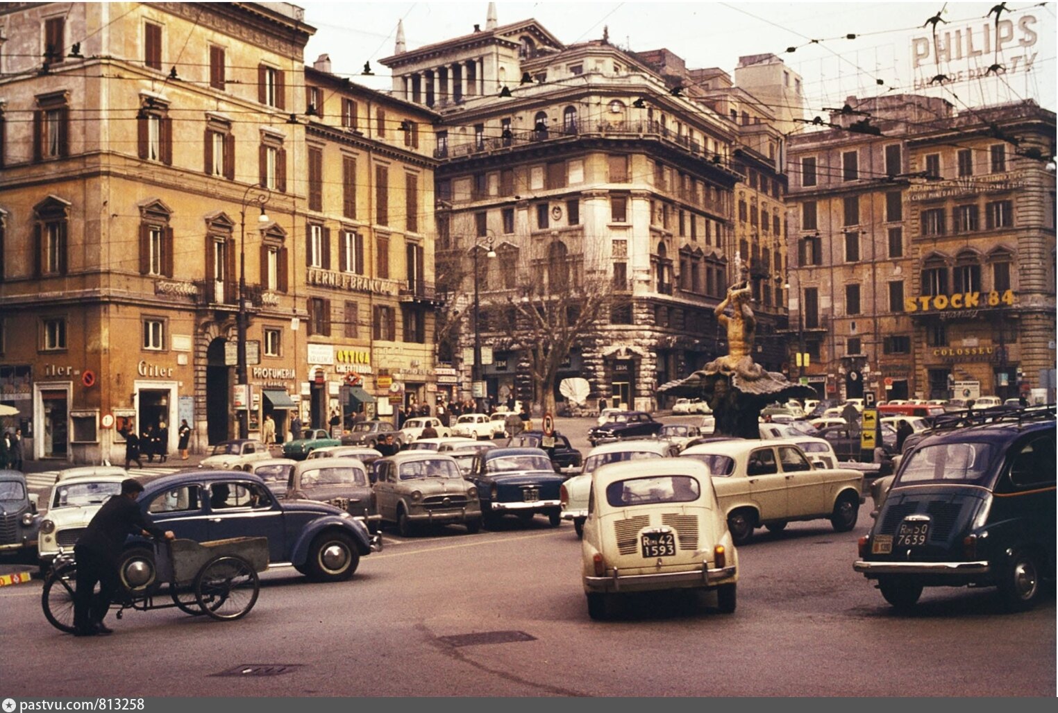 Италия город Рим 60е годы здания