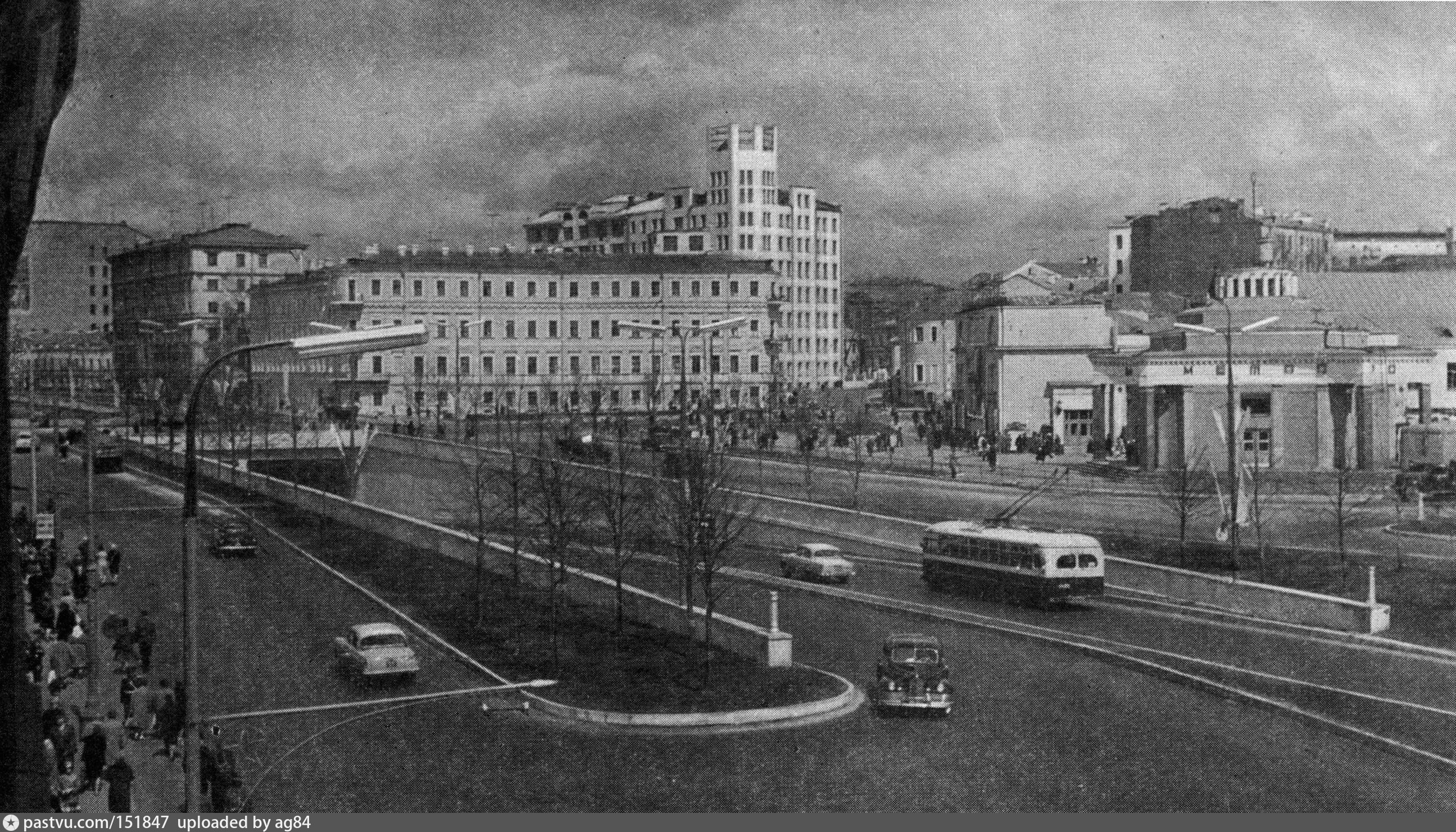 Москва Арбатская площадь 1960