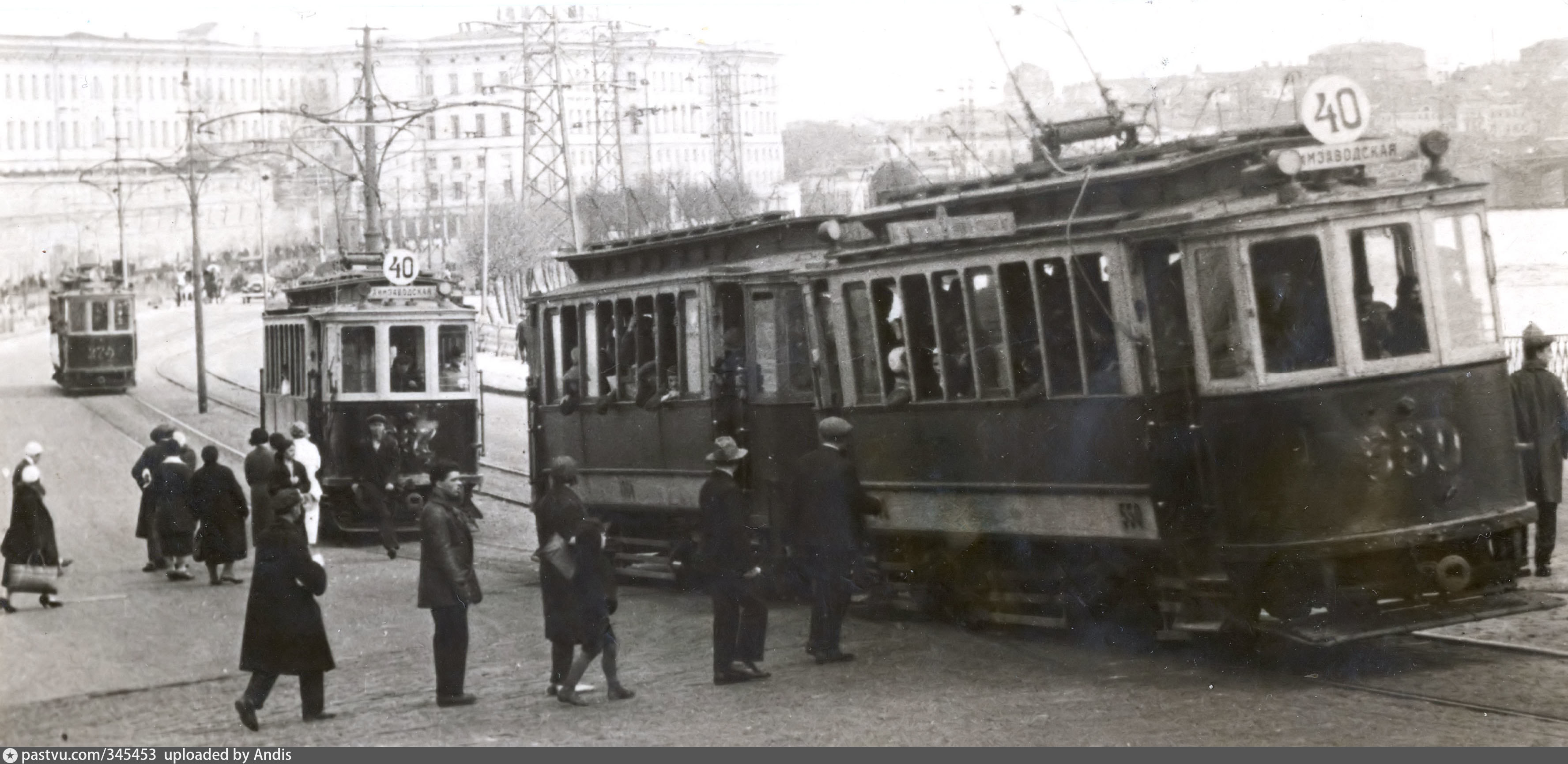 старые трамваи в москве