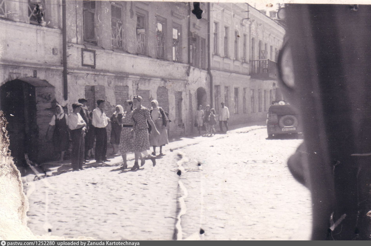 Оккупированный Минск. Улица Немига - Retro photos