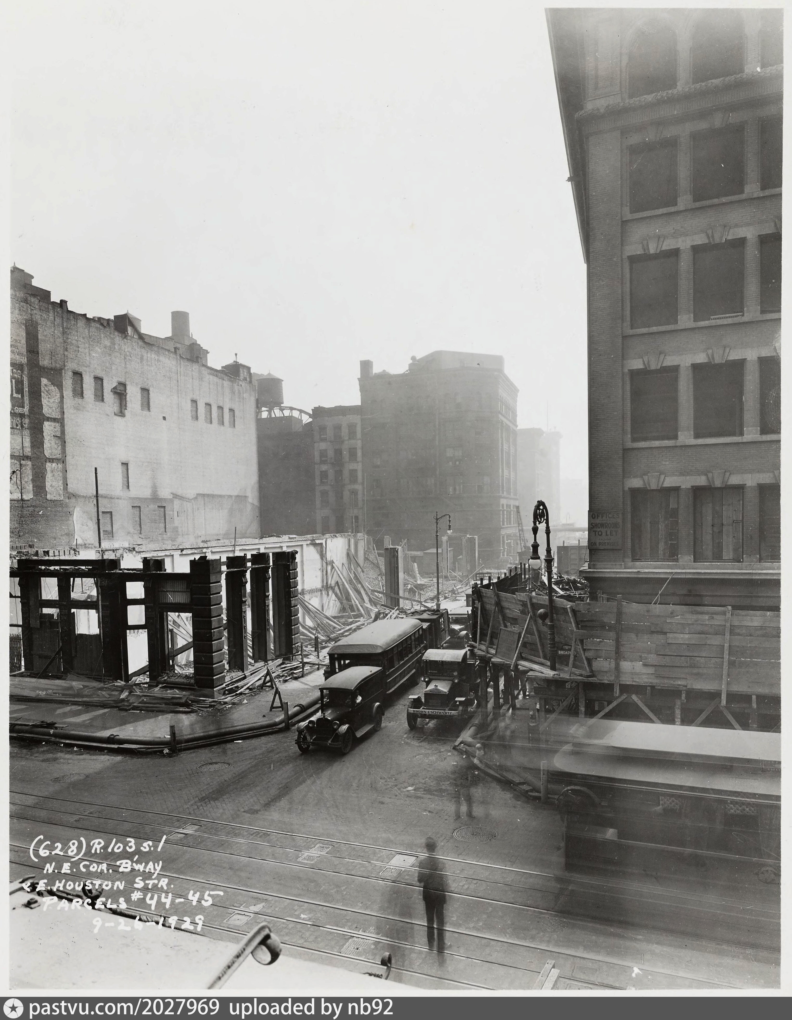 Northeast corner Broadway and East Houston Street, Parcels # 44-45