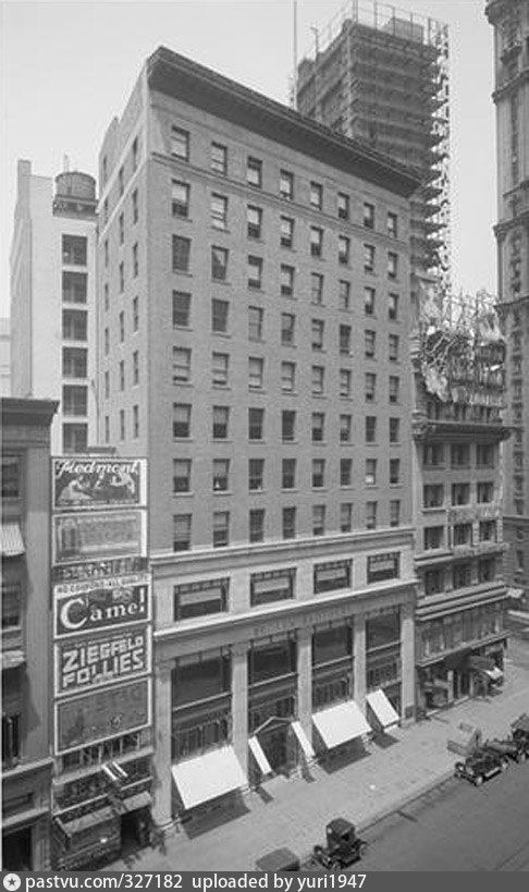 Building 1457 Broadway and 42nd Street. 1457 Broadway, Brokaw Building, exterior