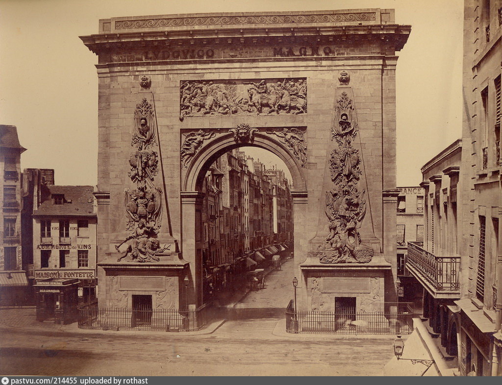 Порте сен дени. Ворота сен Дени в Париже. Ворота сен Мартен в Париже. Ворота сен Мартен 1814.