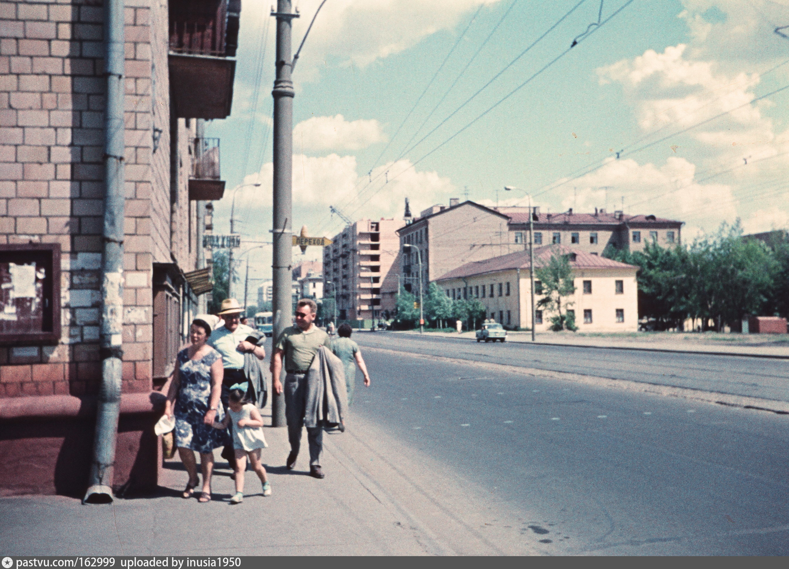 Первомайская улица-конец 60-х - Retro photos