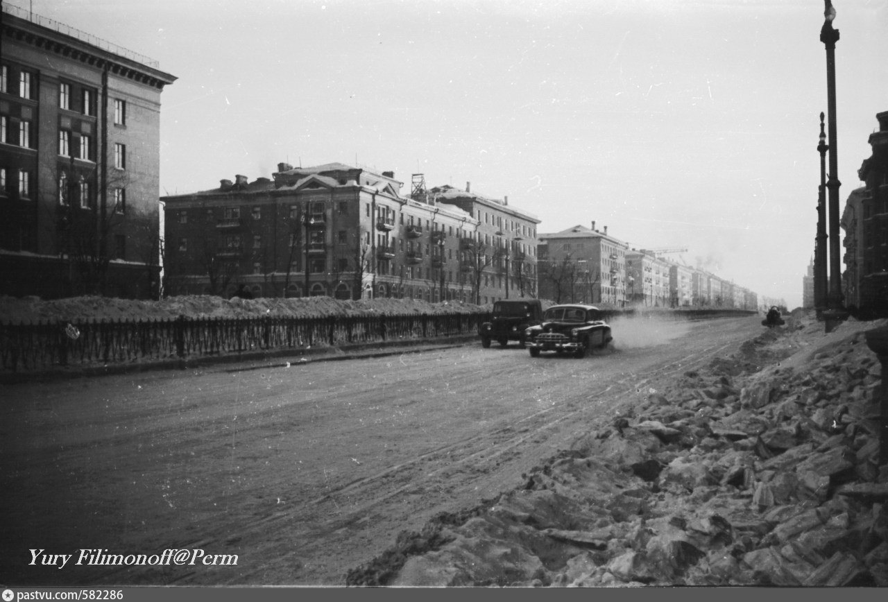Комсомольский проспект Москва 1950