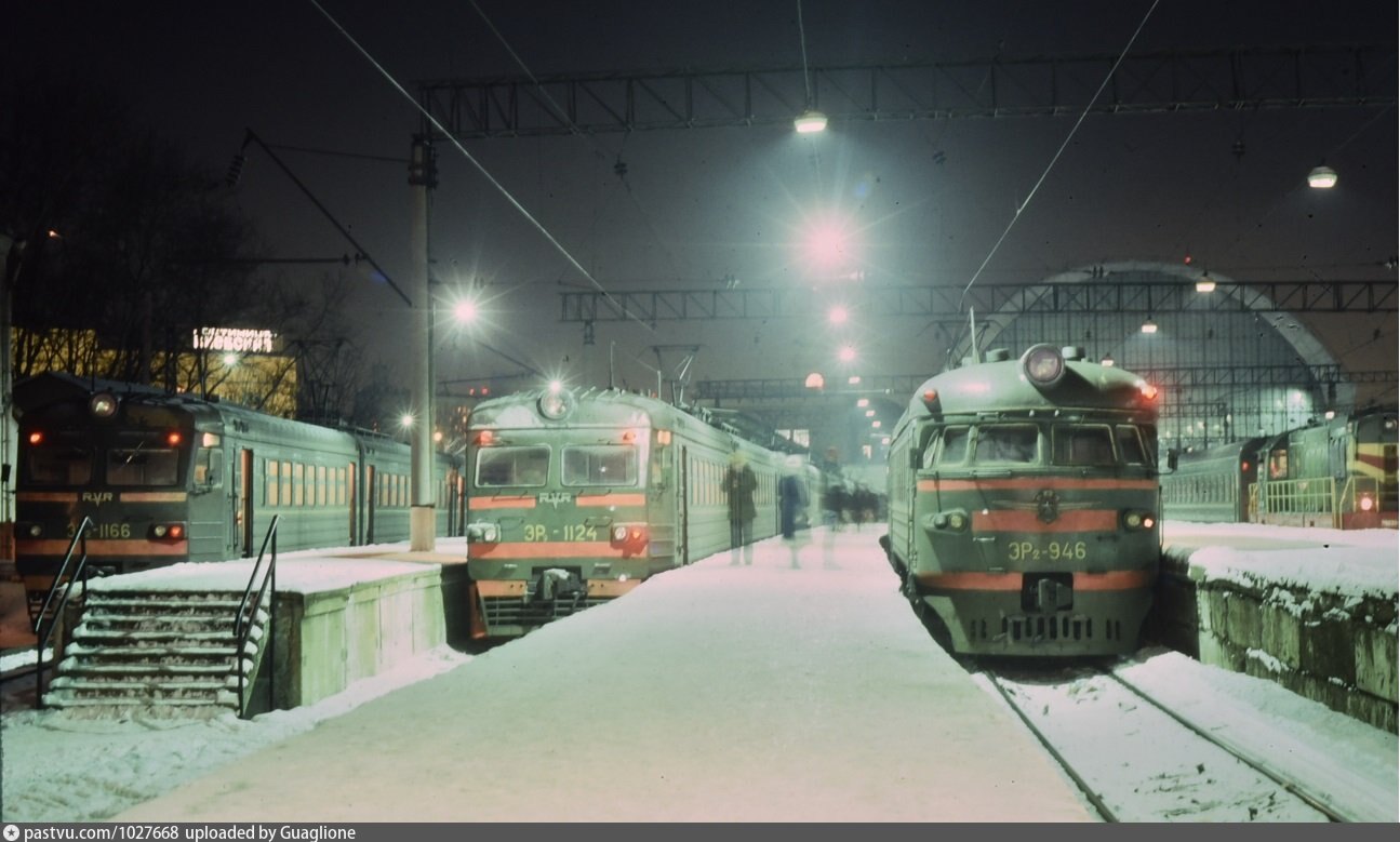 Киевский вокзал зимой