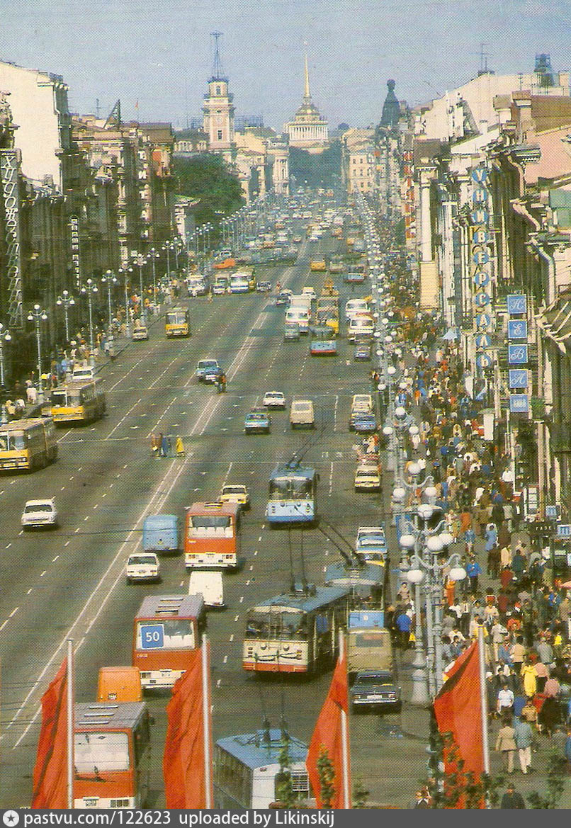 Невский проспект Санкт-Петербург в 90е