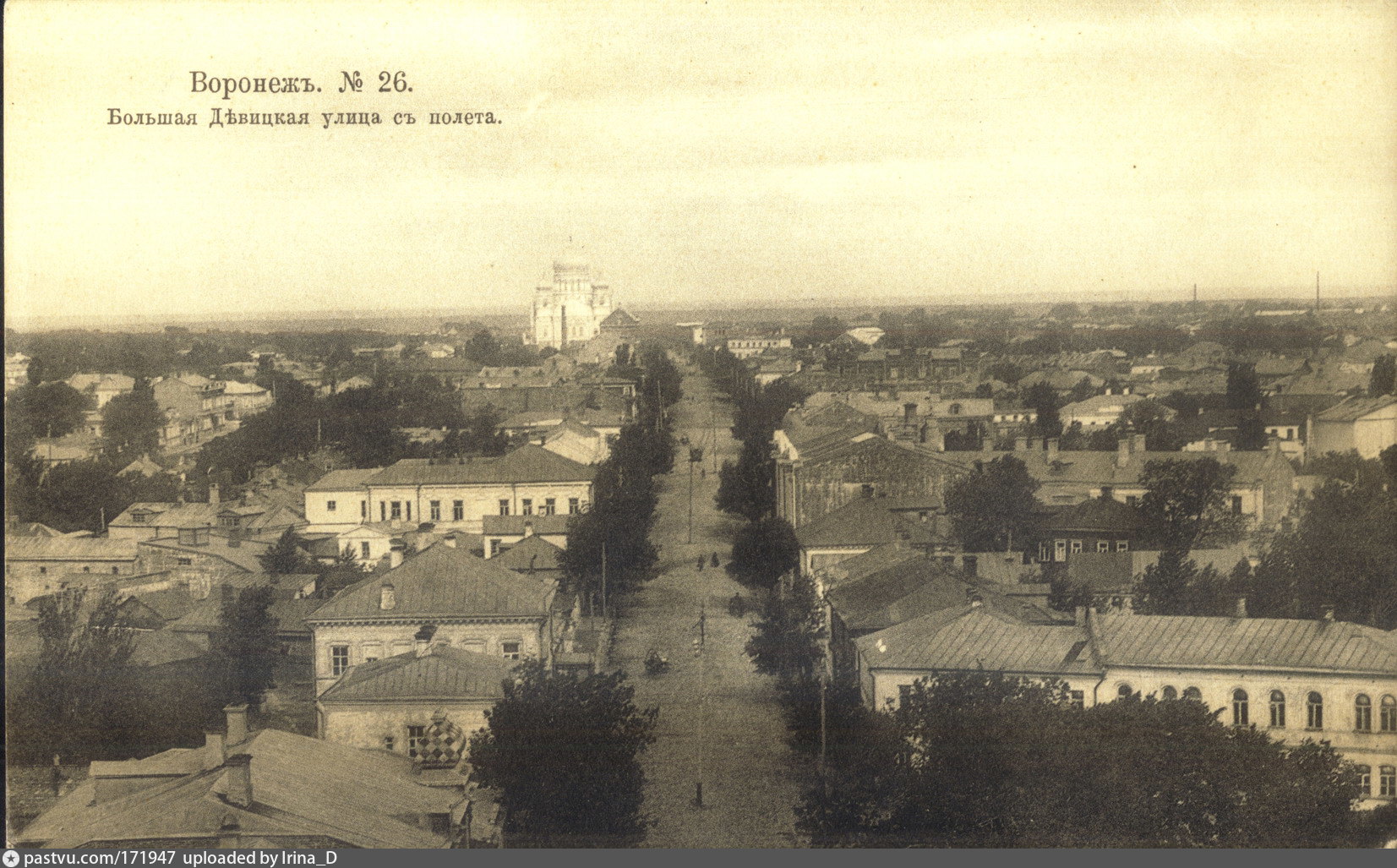 Воронеж улица большая Девицкая 1900 год