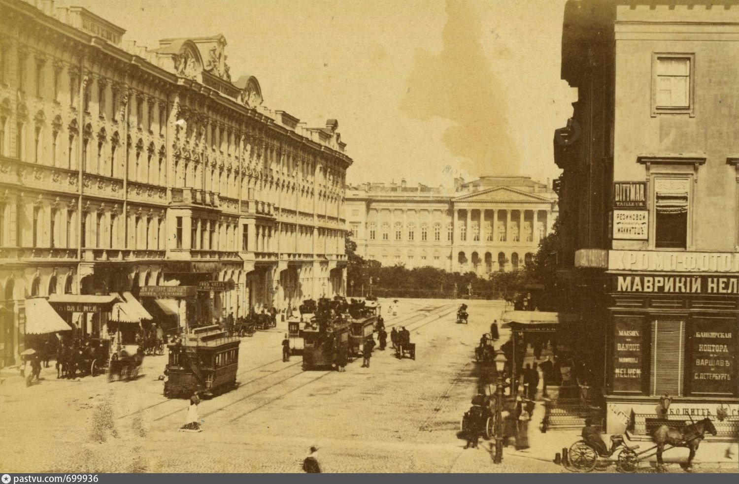 Петербург 19 век Михайловская площадь