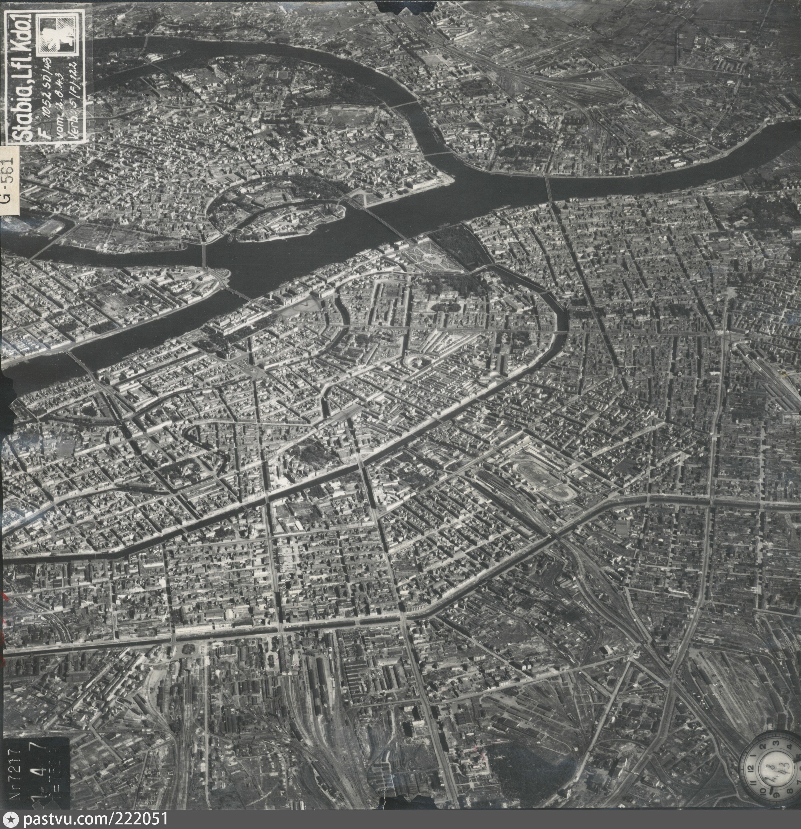 Аэрофотосъемка Ленинграда 1943