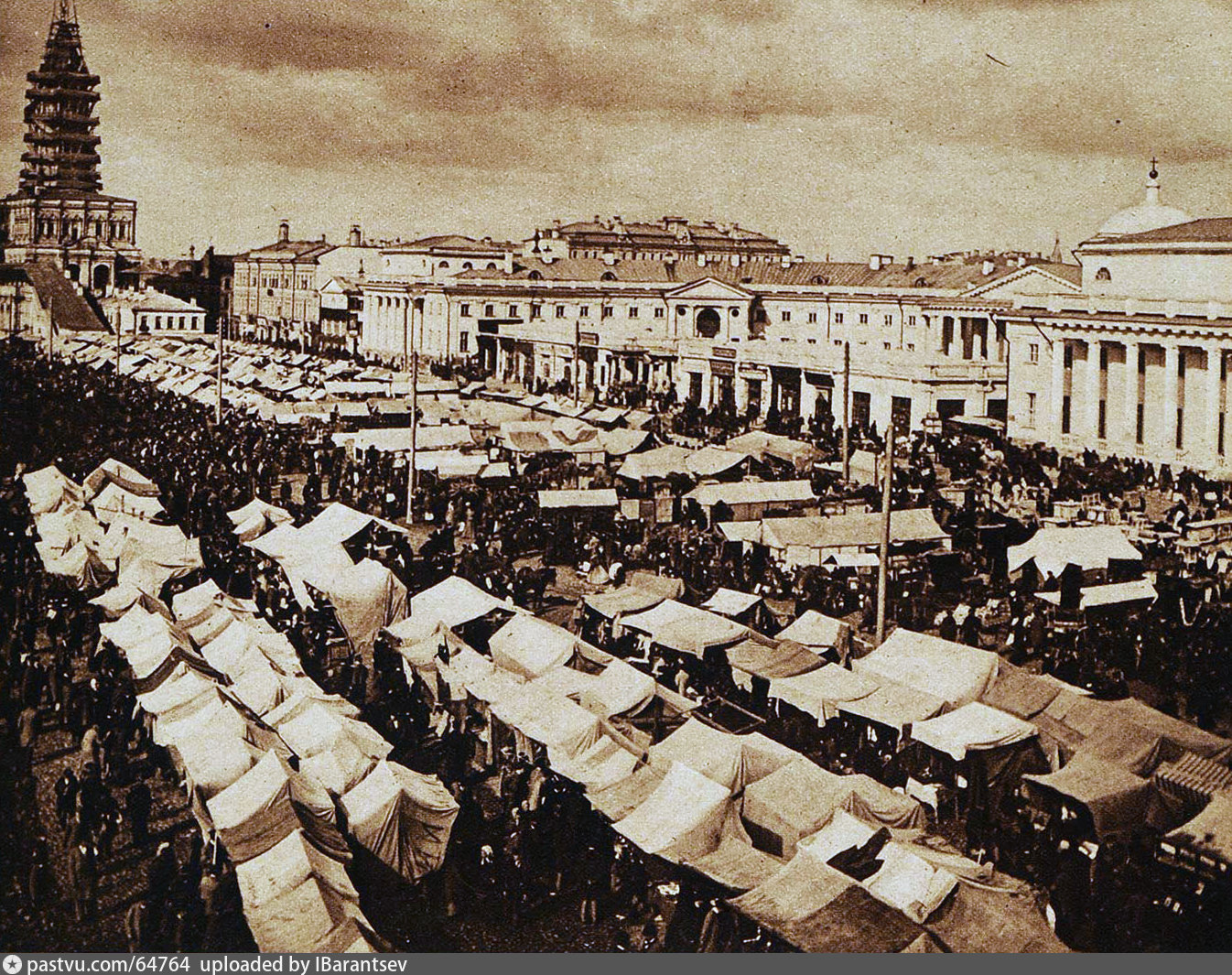 Сухаревский рынок в Москве 1920-е годы