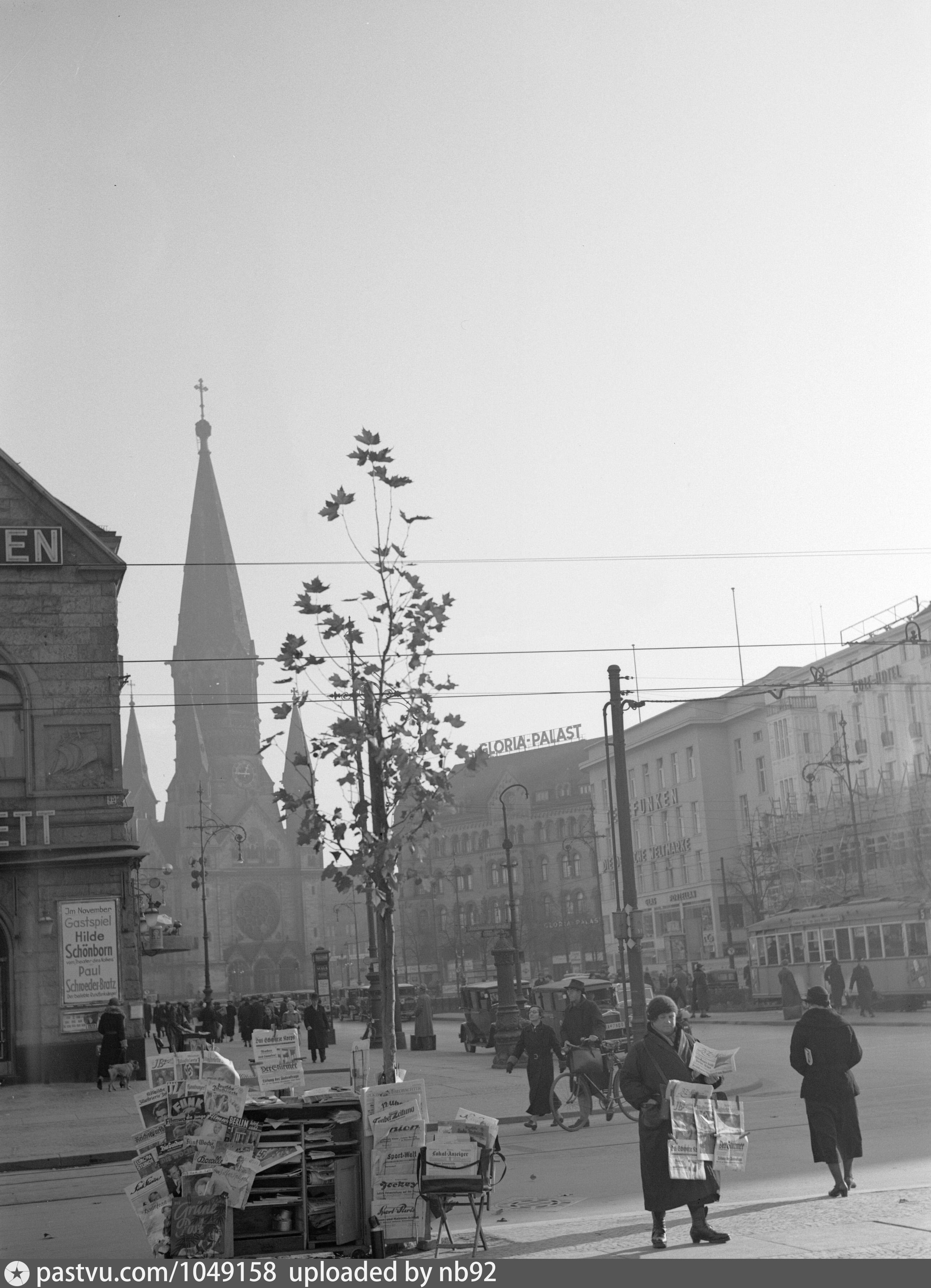 Берлин 1935. Berlin 1935. Gedachtniskirche до 2 мировой.