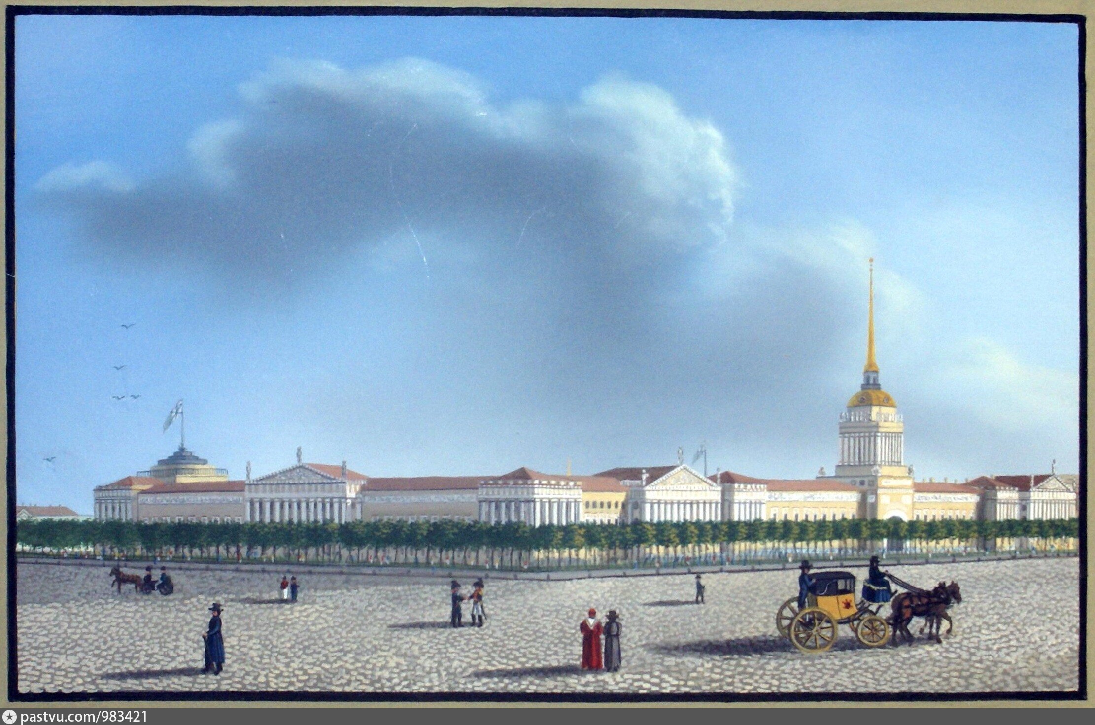 Главное Адмиралтейство в Санкт-Петербурге 19 век