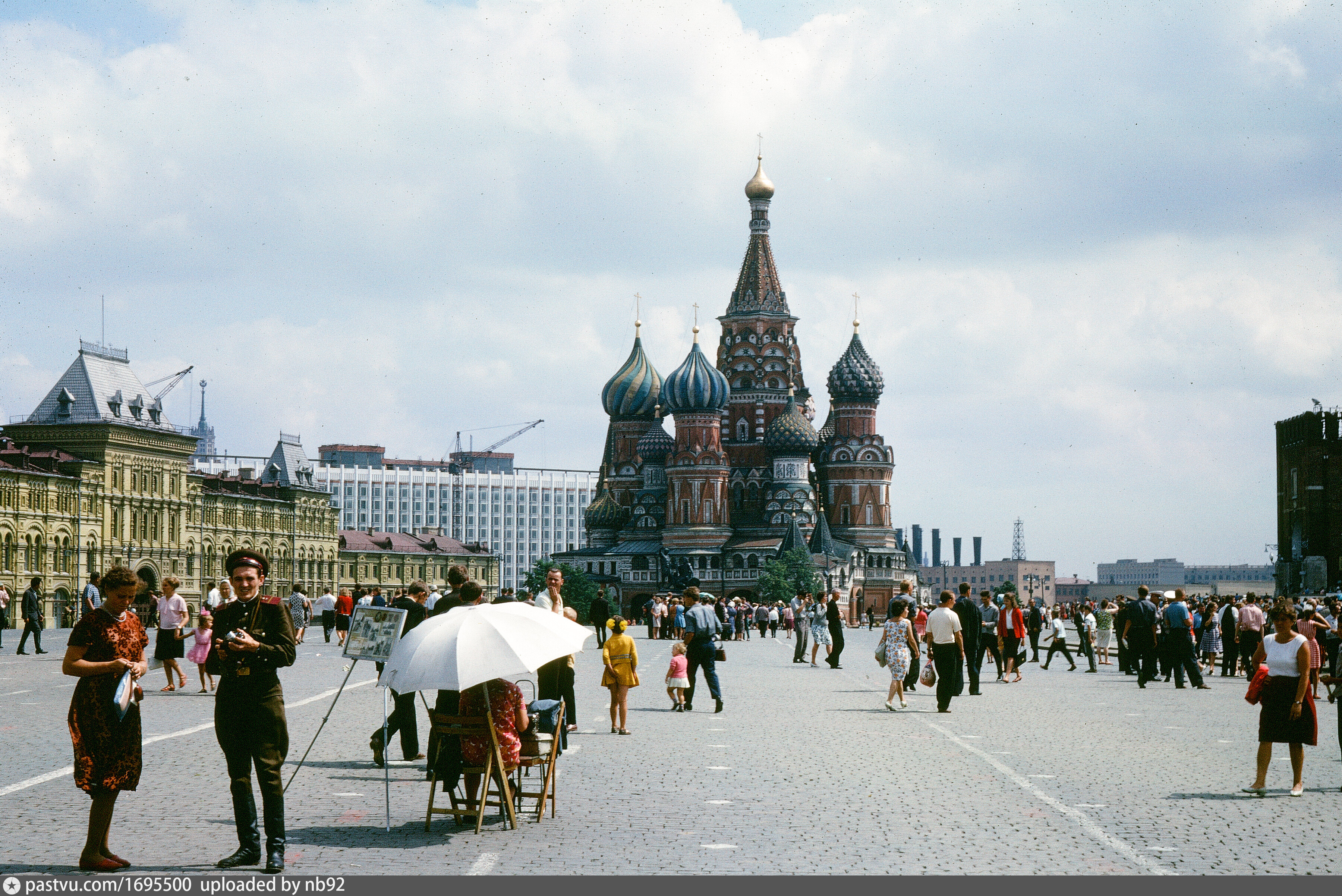 самолет на красной площади 1987