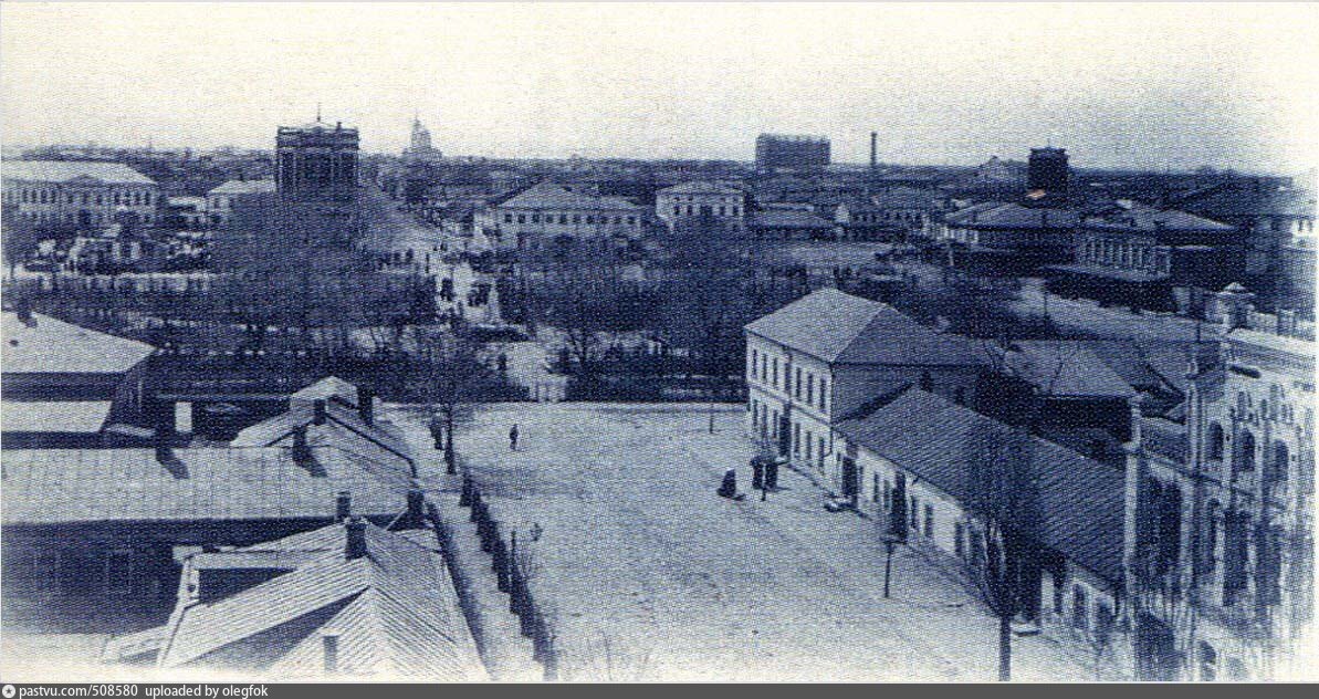 1900—1917 Вид с каланчи Московской полицейской части