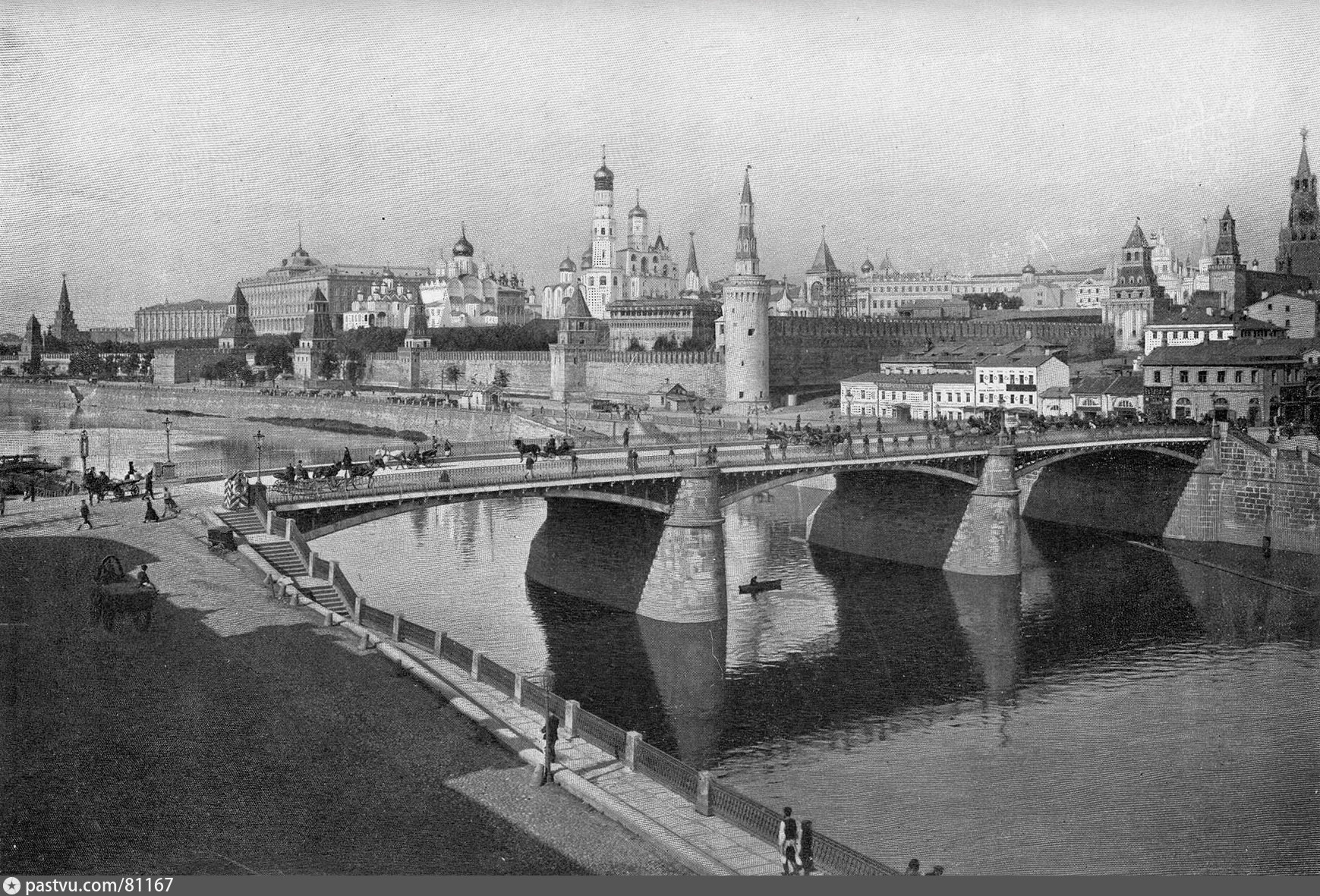 Москворецкий мост в Москве 19 век