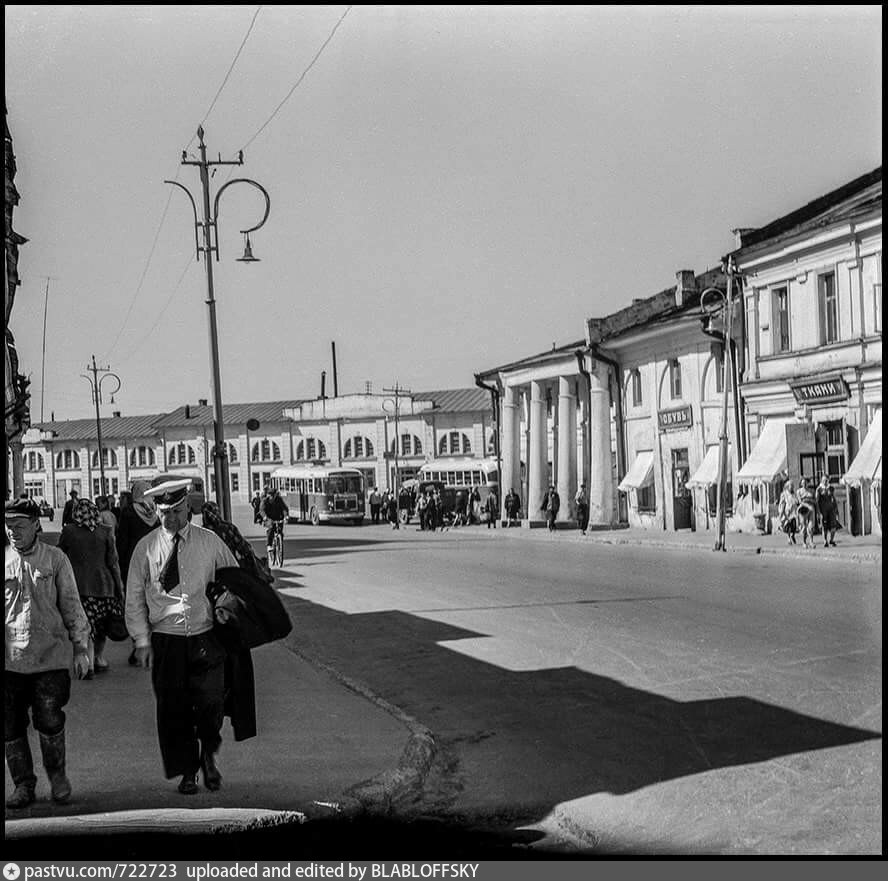 Фотоархив. Ростов Великий 1970. Старые улицы Ростова Великого. Фотоархив города. СССР город.