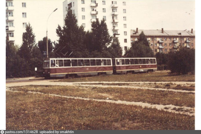 Кольцо 1978. Ярославль трамвайное кольцо у вокзала.