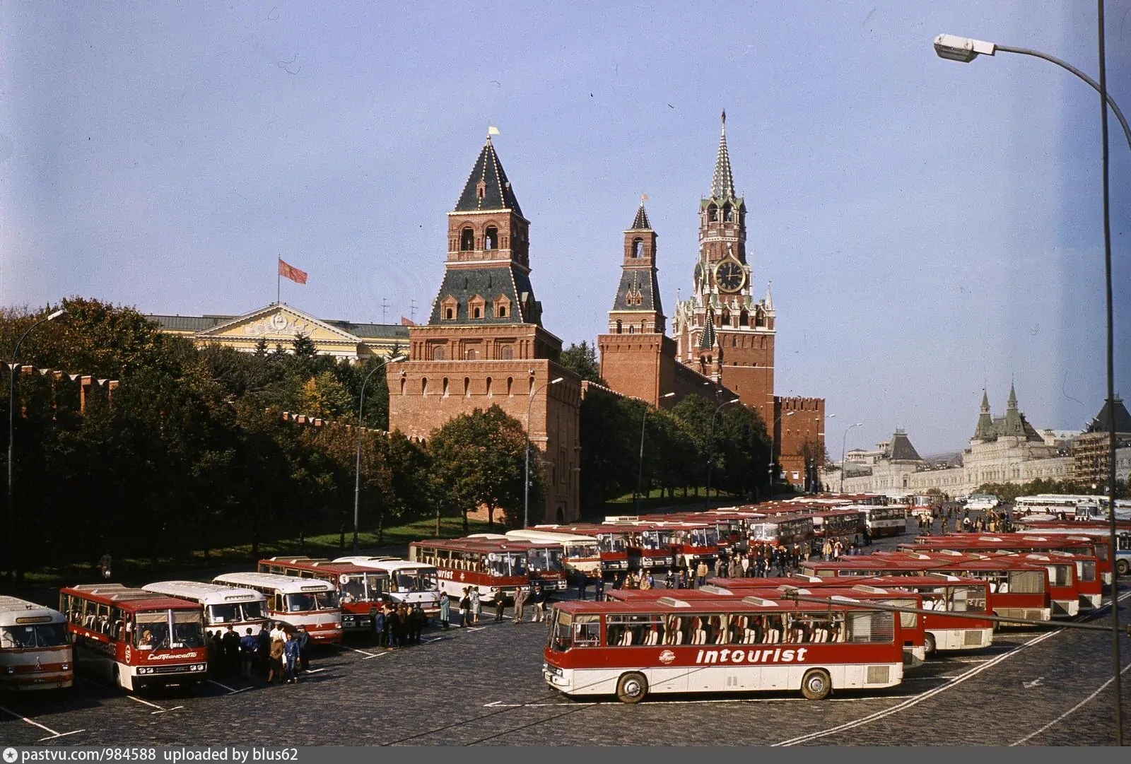 Красная площадь в 1980 году Кремль