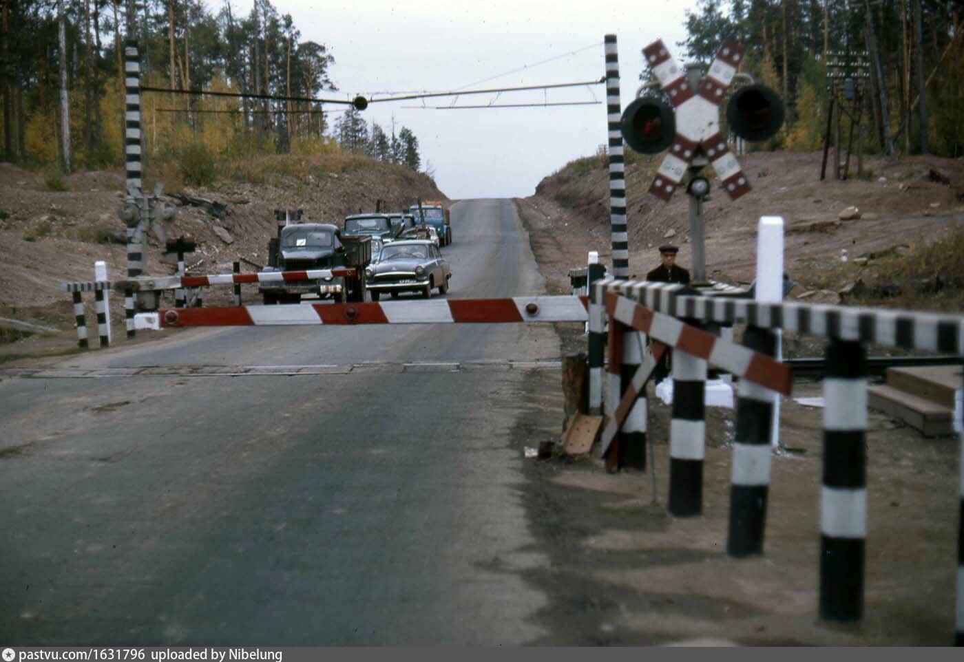 ЖД переезд СССР