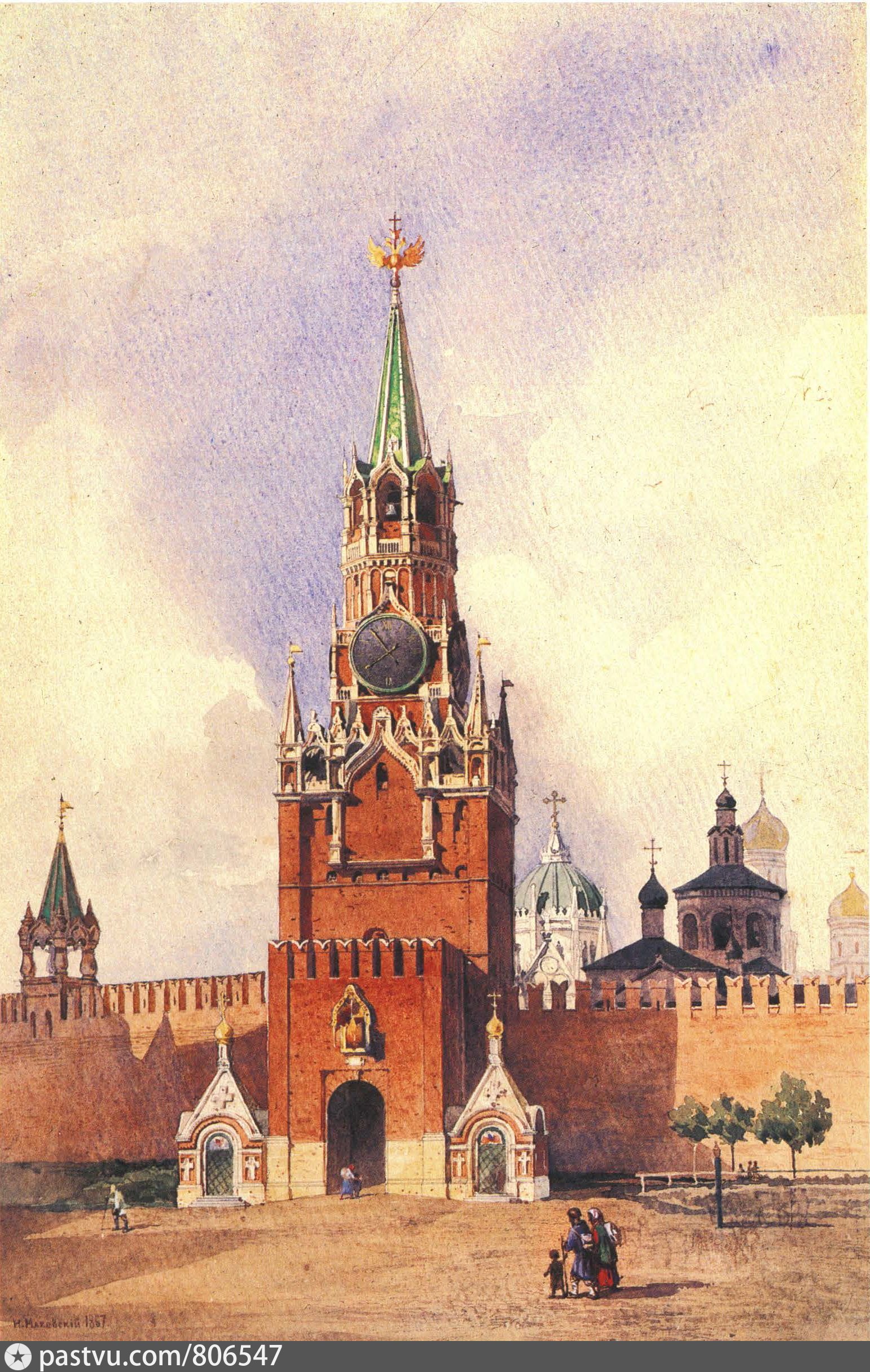 московский кремль спасская башня