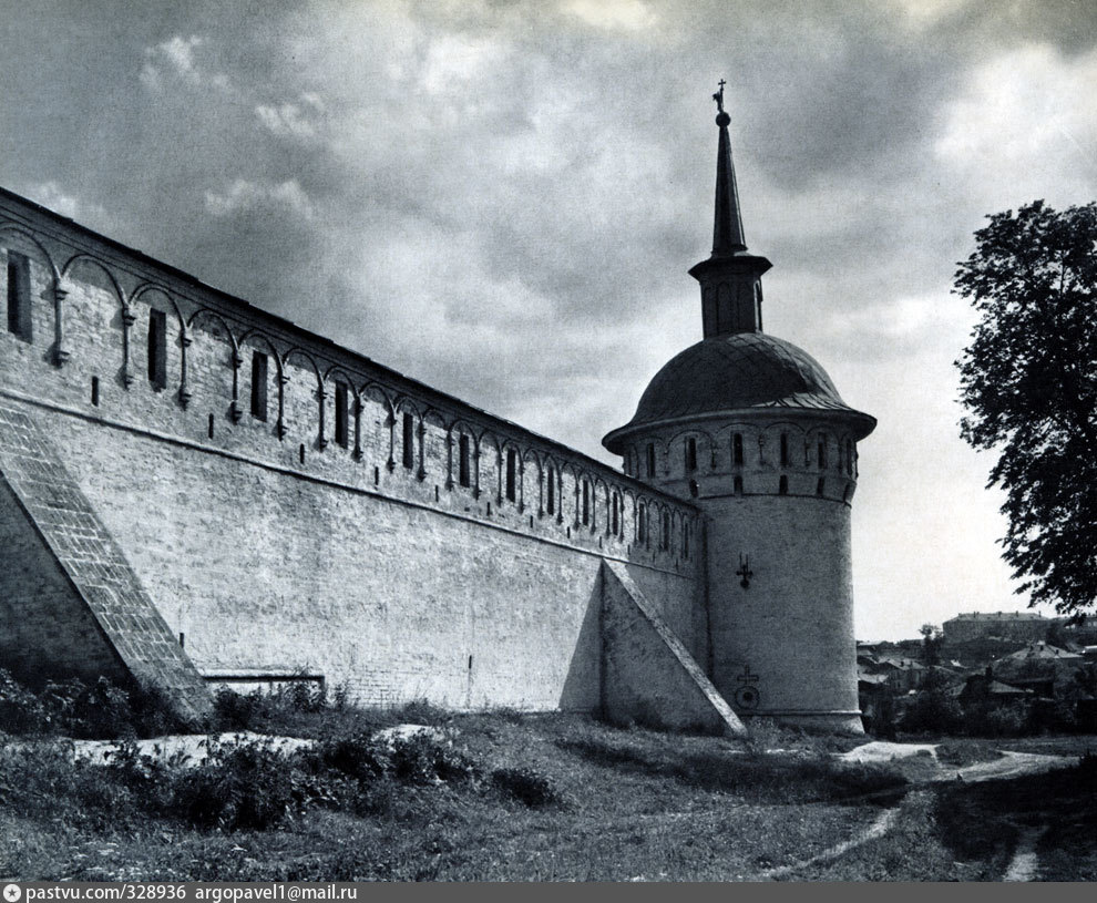 Внутренняя городская крепость в старинных русских. 