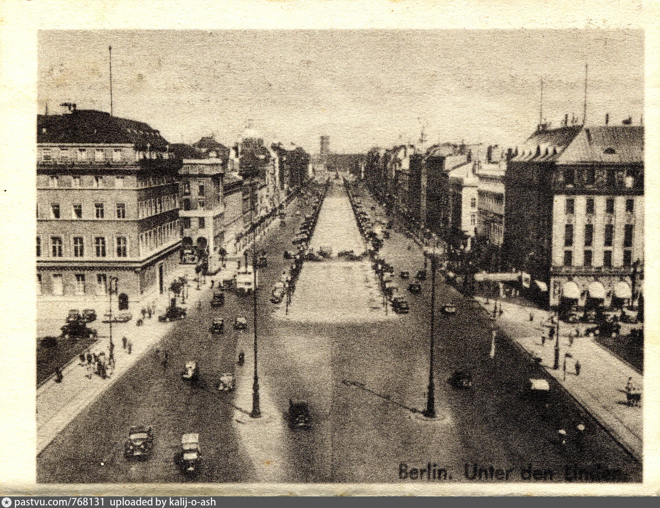 улица под липами в берлине