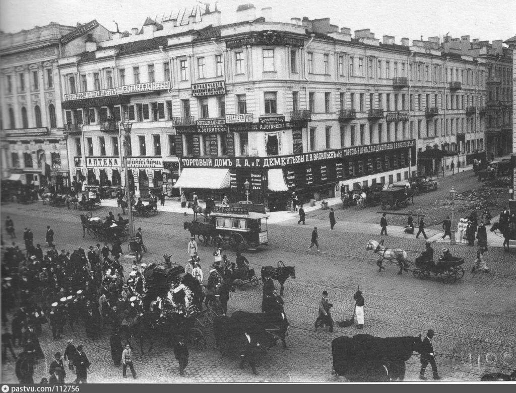 невский проспект санкт петербург 1900 год