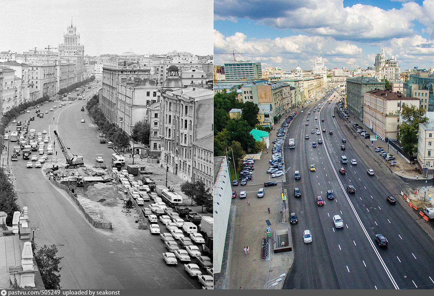 Прошлое поменялось. Москва тогда и сейчас. Москва современная и Старая. Москва до и после. Москва старинная и современная.