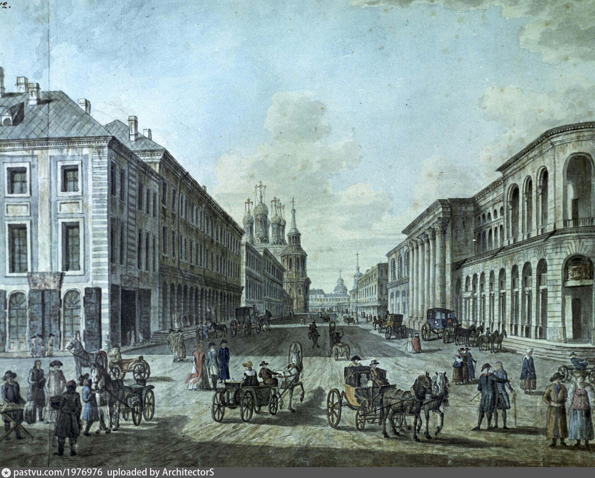 Учреждение в 1810 году. Москва 1800 года на картинах Федора Алексеева.