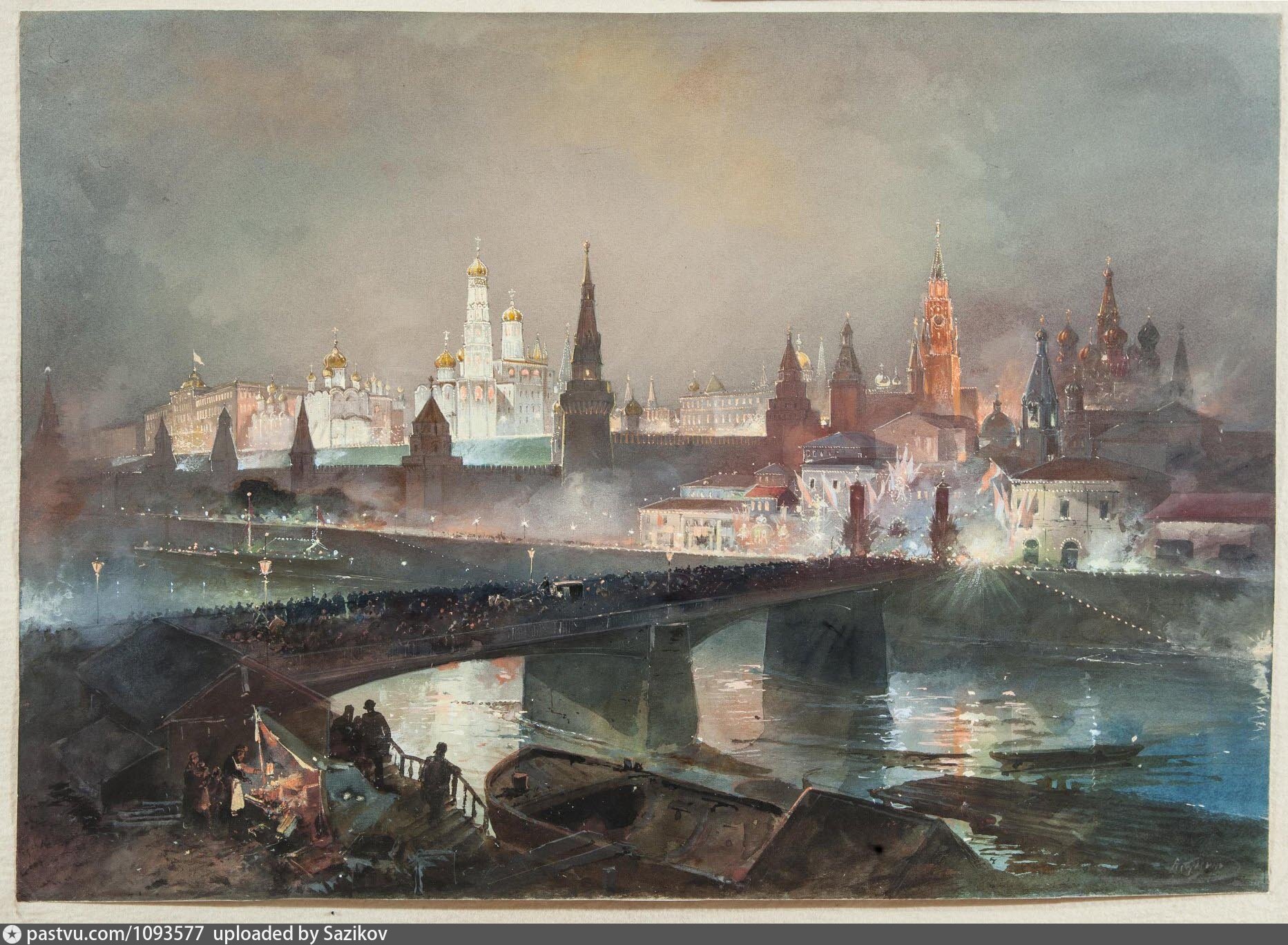 Москва 18 19 ноября. Суриков иллюминация Московского Кремля. А. Боголюбов, иллюминация Кремля, 1883.. Алексей Боголюбов иллюминация Московского Кремля 1883. Коронация Николая 2 иллюминация Кремля.