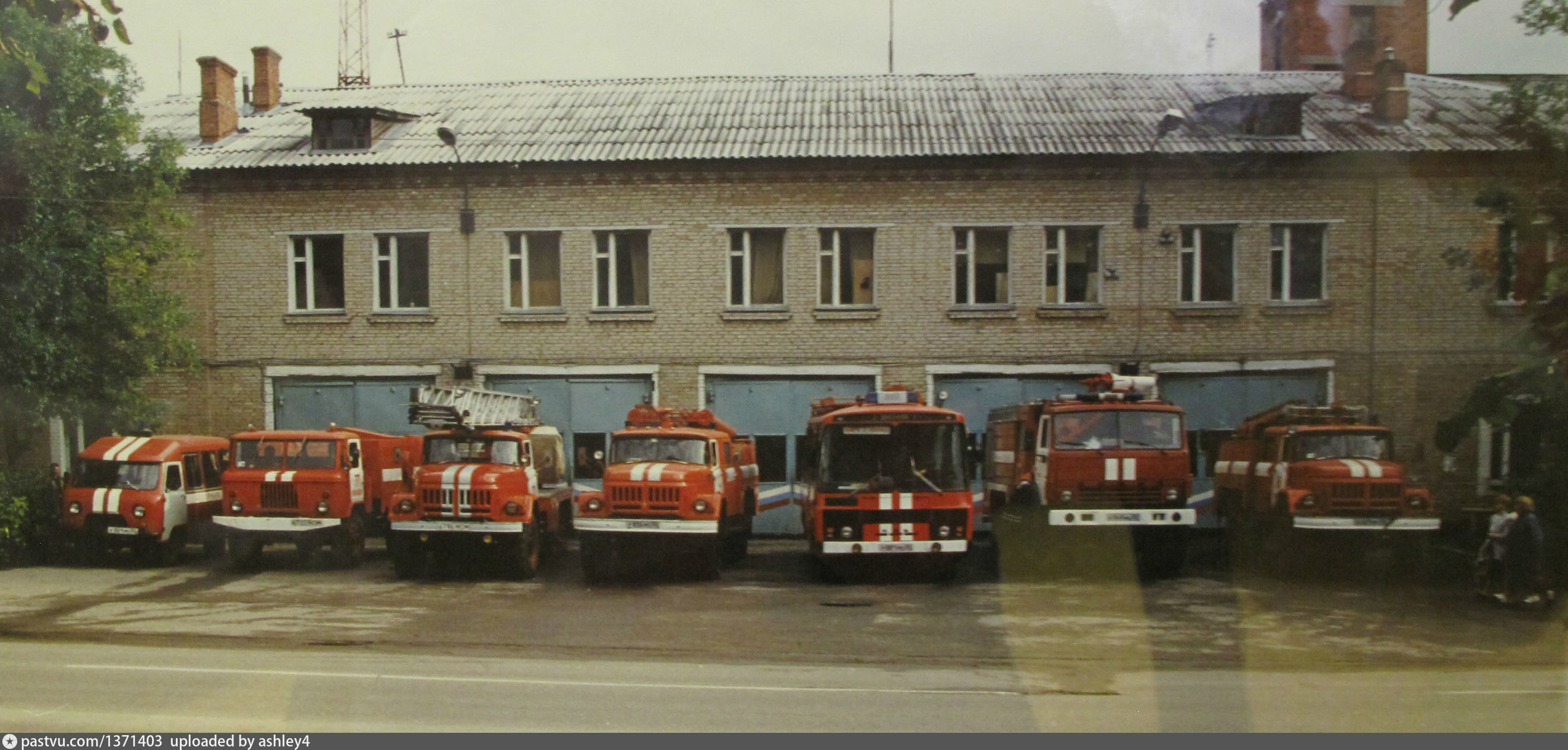 Пожарная часть 90е Москва