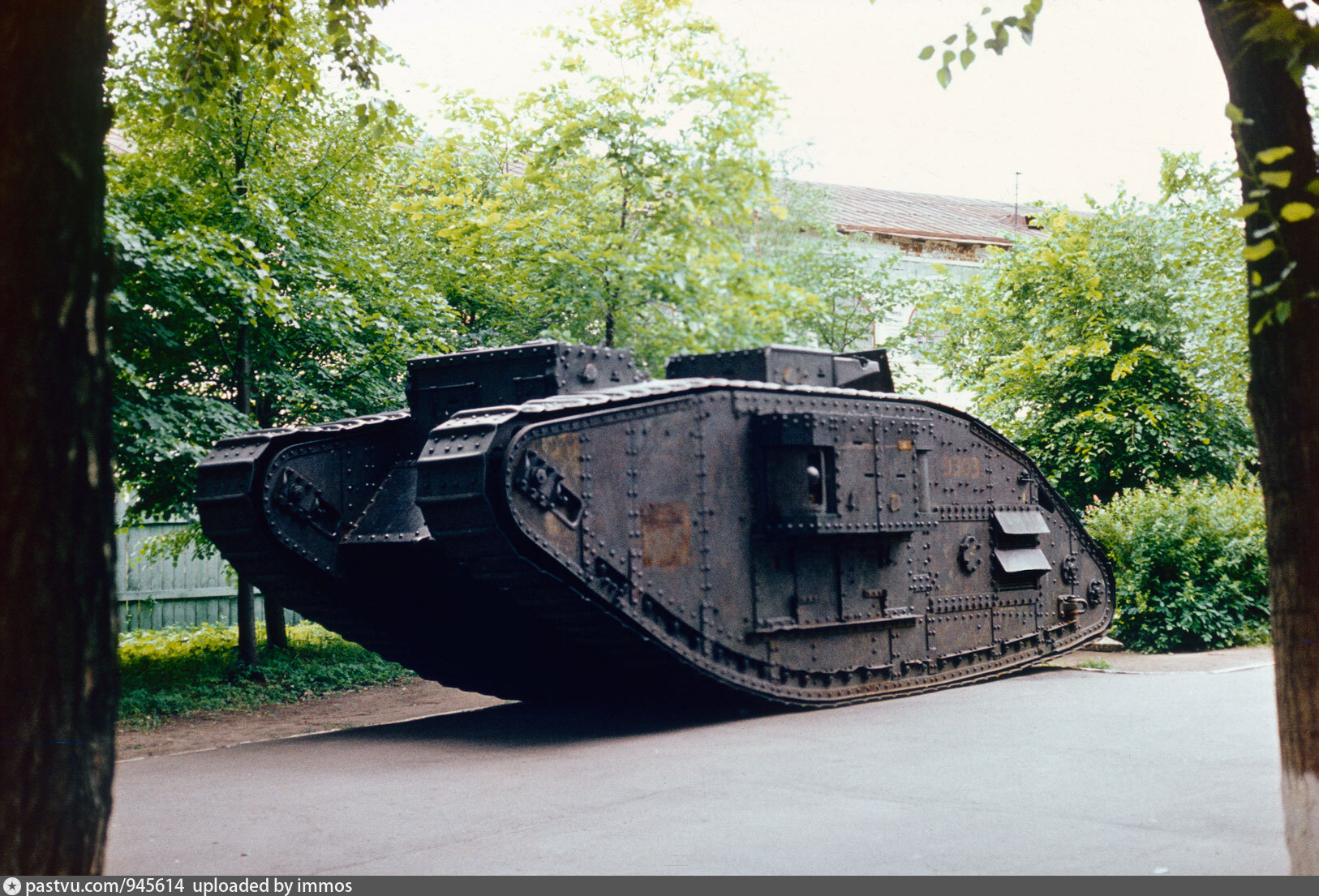 Трофейный британский танк Mark v